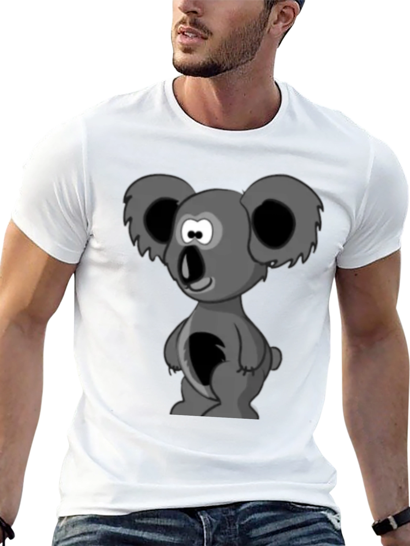 Koala Bear Graphic T-Shirt - Soft Cotton Blend