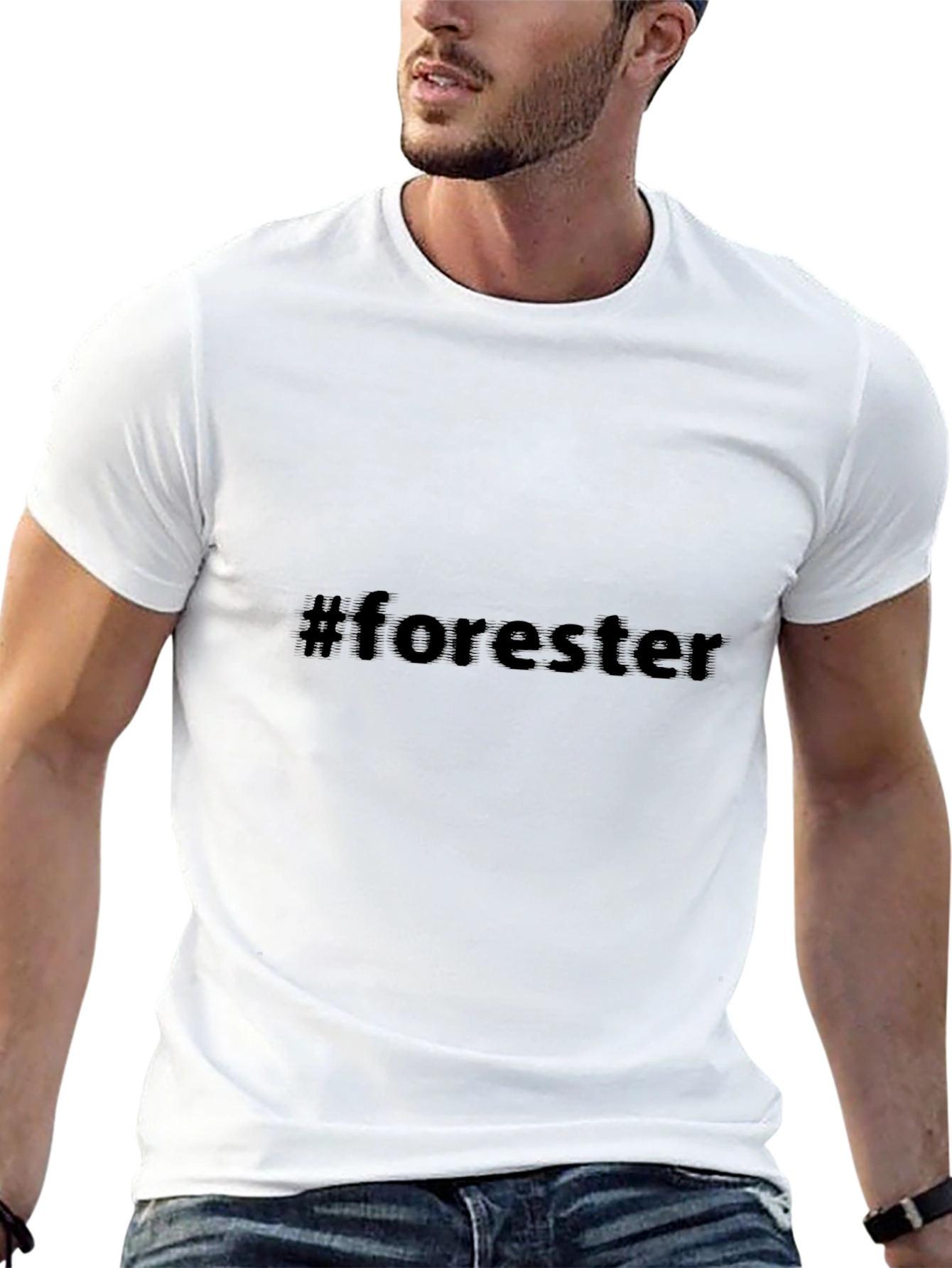 Forester T-Shirt - Black Crew Neck Tee