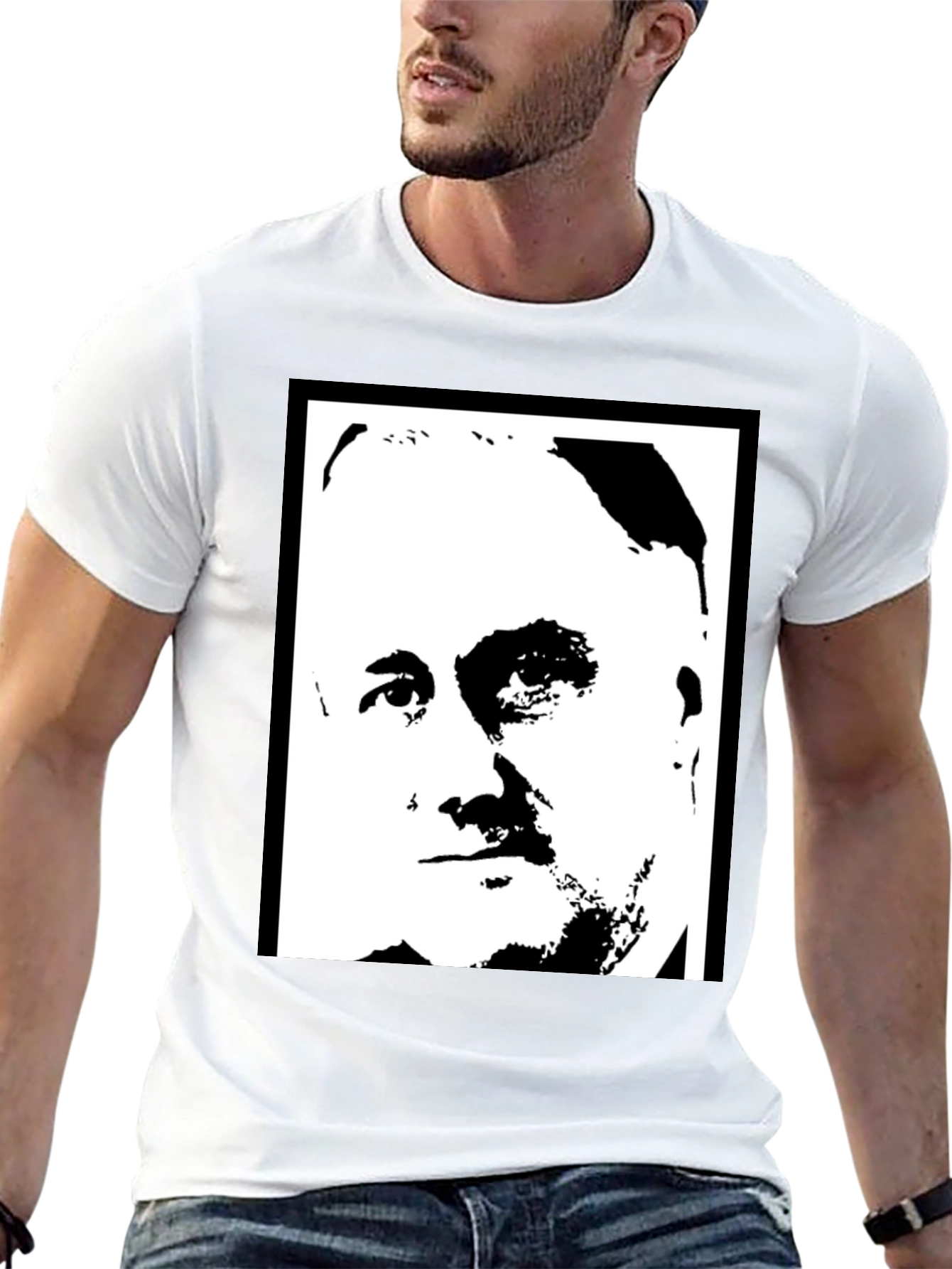 FDR Portrait Graphic Black T-Shirt