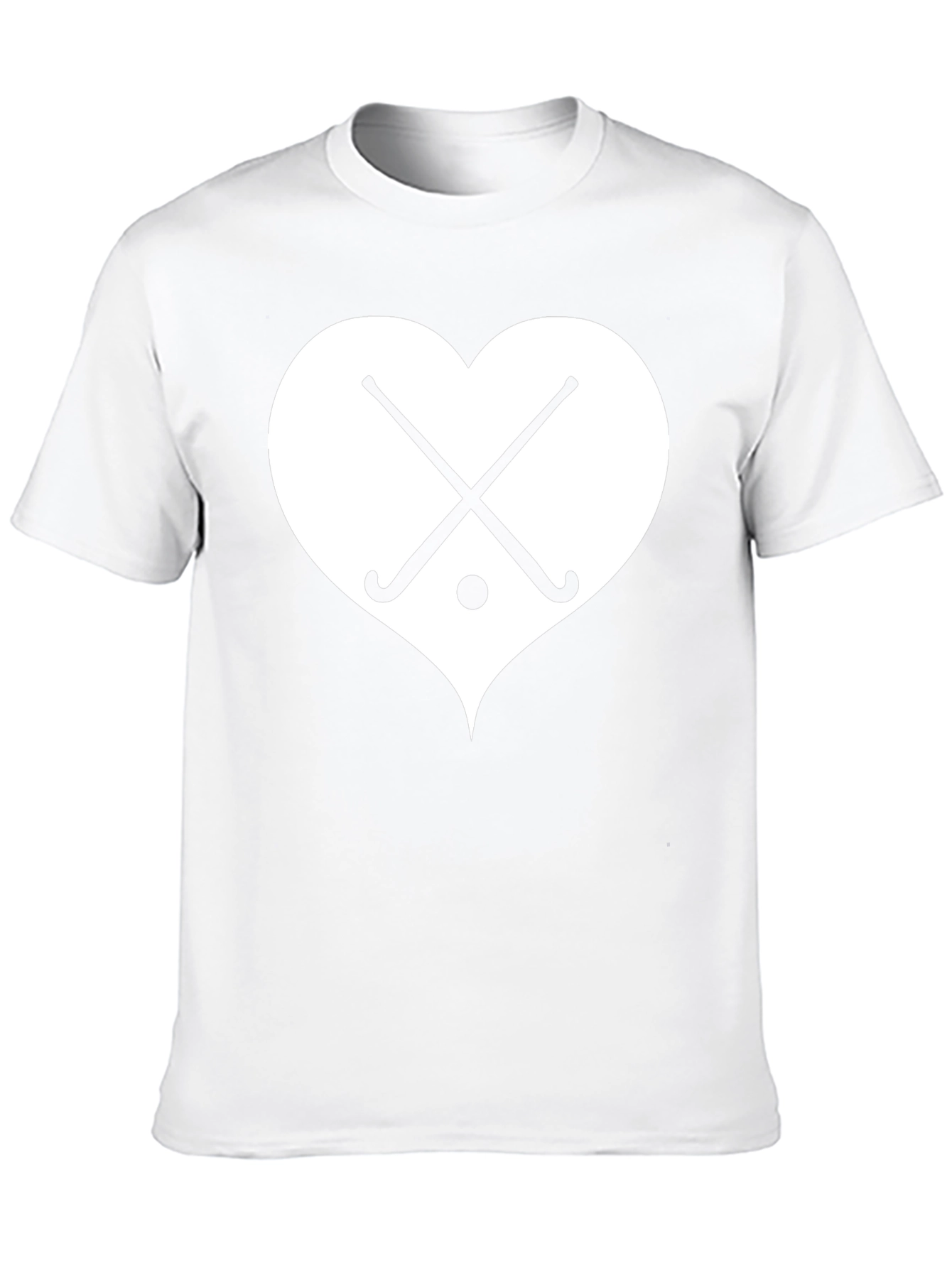 Hockey Heart T-Shirt - Black