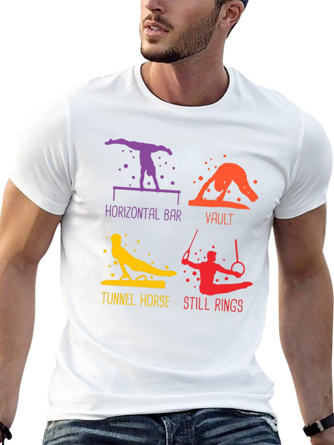 Gymnastics Moves Graphic T-Shirt Unisex