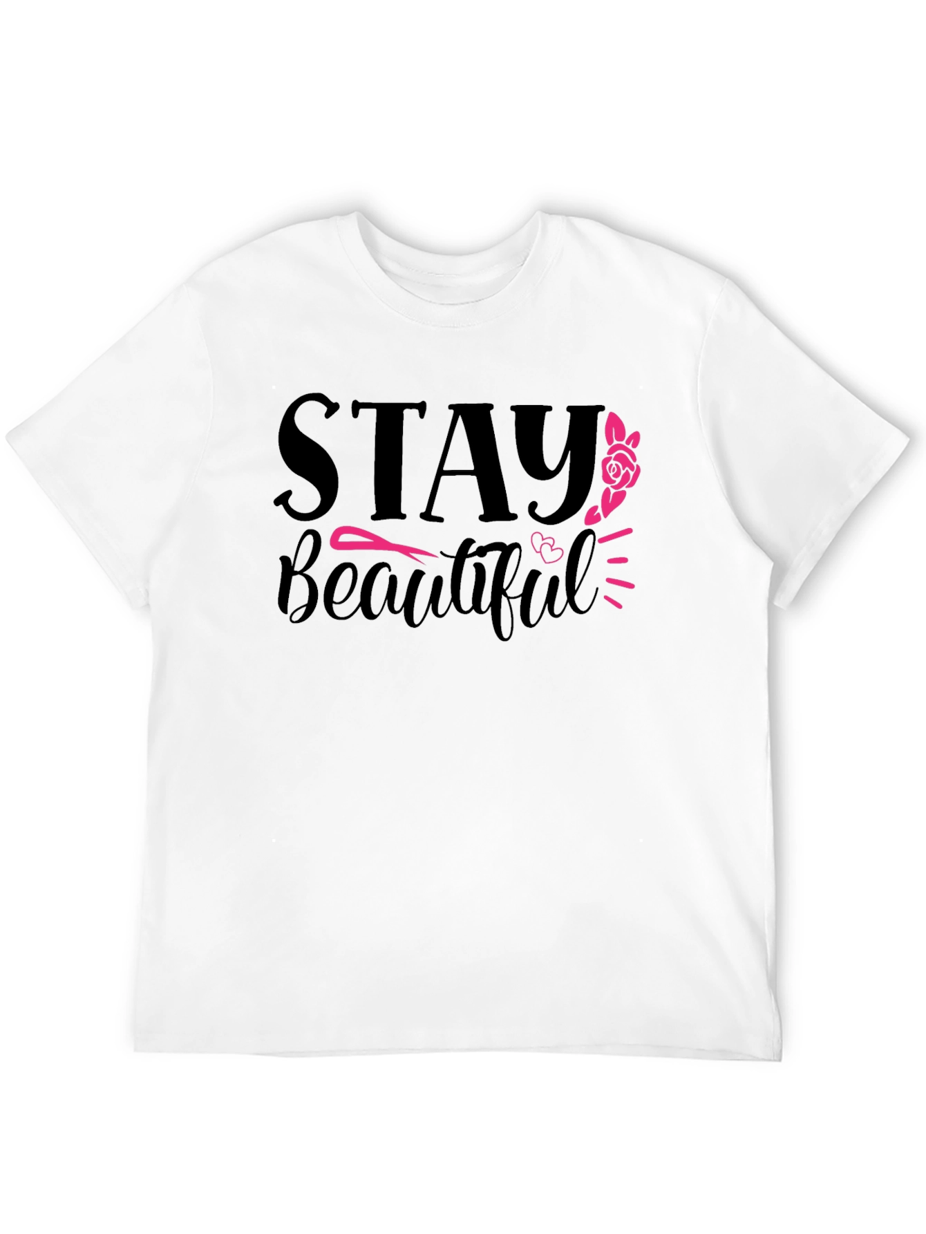 Stay Beautiful Graphic T-Shirt - Trendy & Comfy