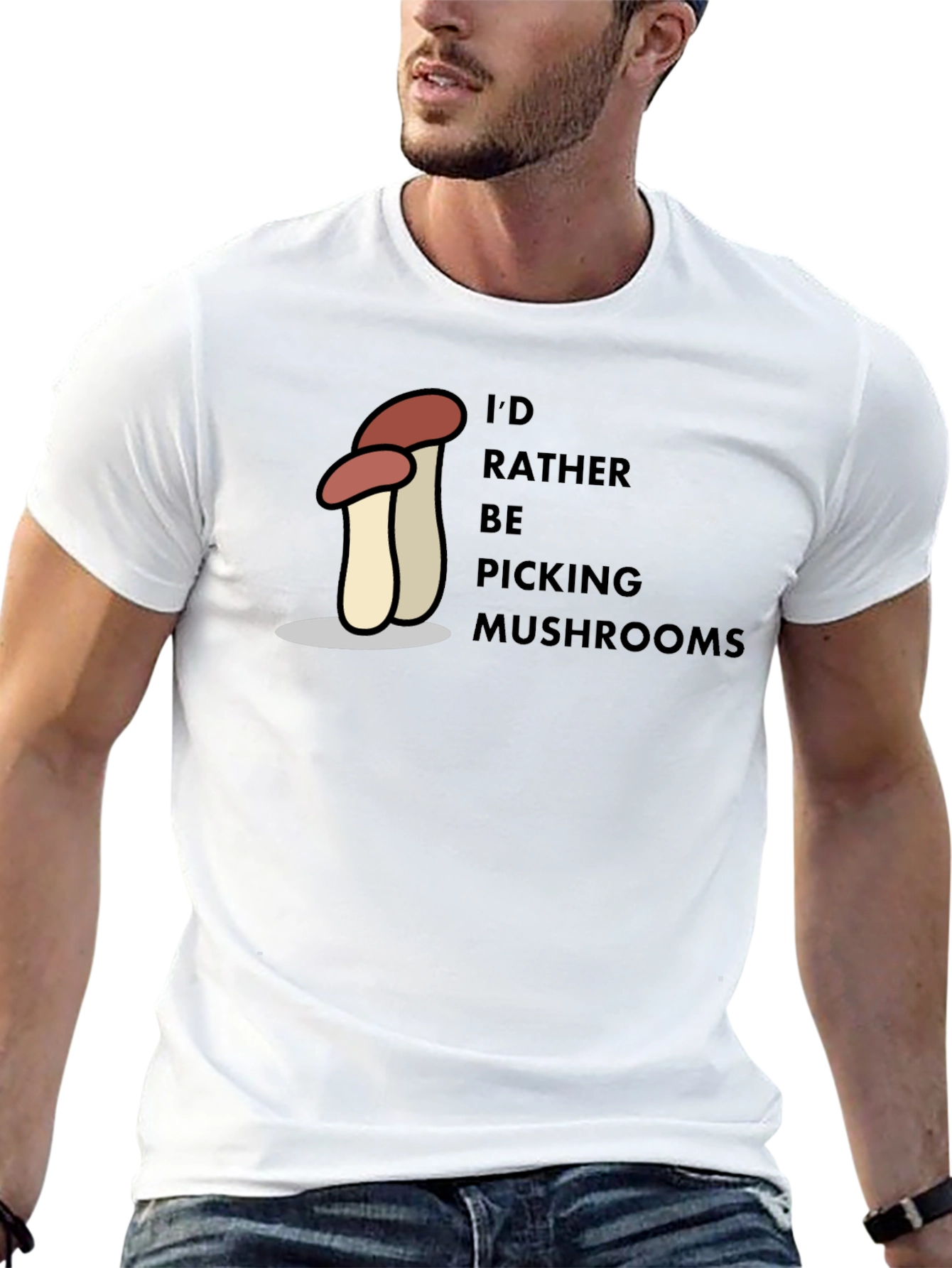 Mushroom Picking T-Shirt - Nature Lover Tee