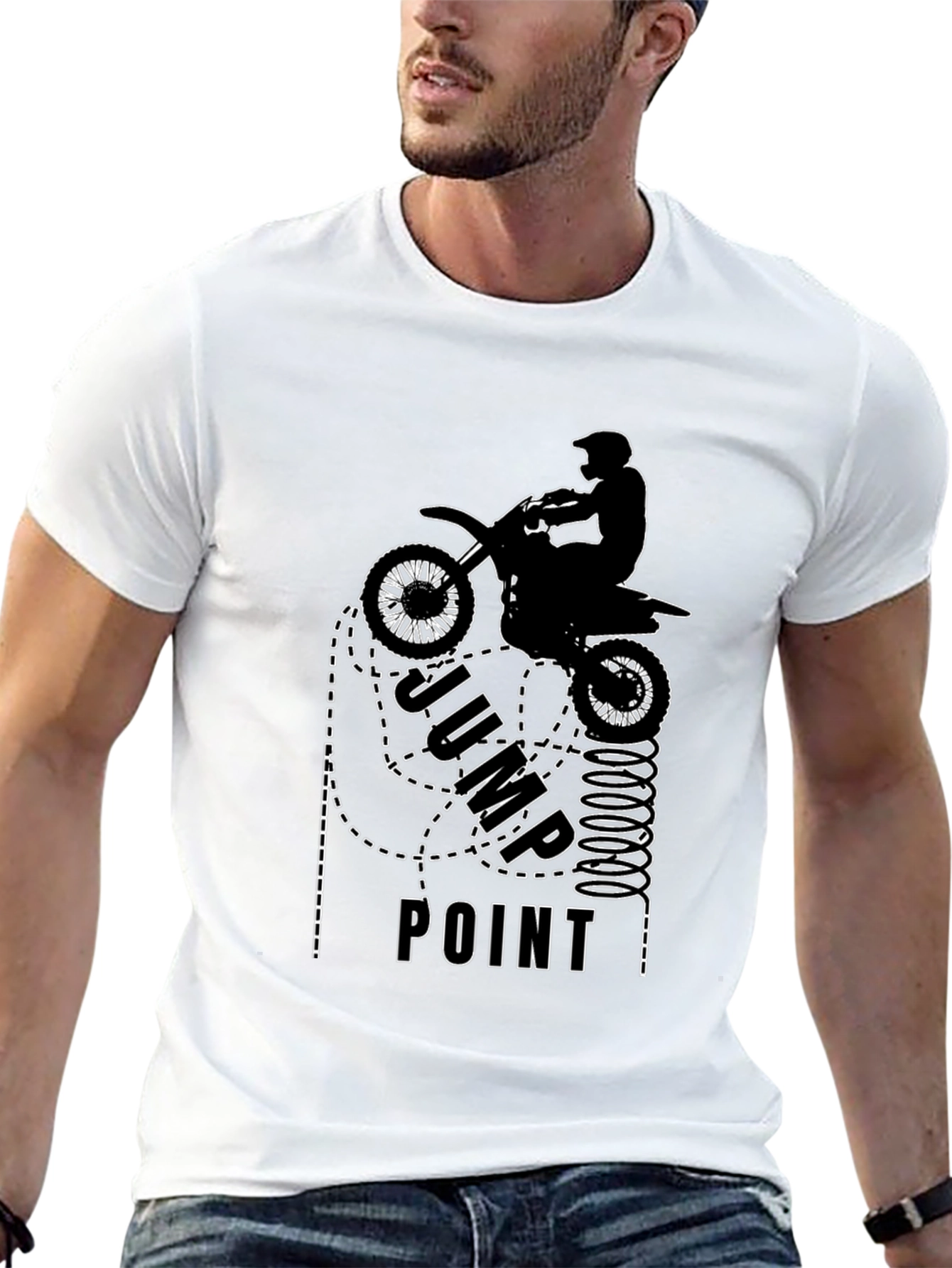 Jump Point Graphic Tee - Motocross Shirt