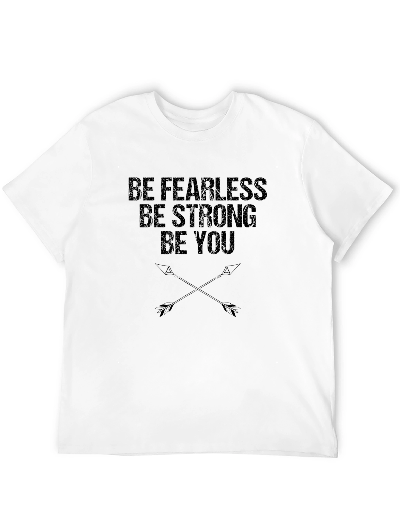 Be Fearless Graphic Tee - Mens Black T-Shirt