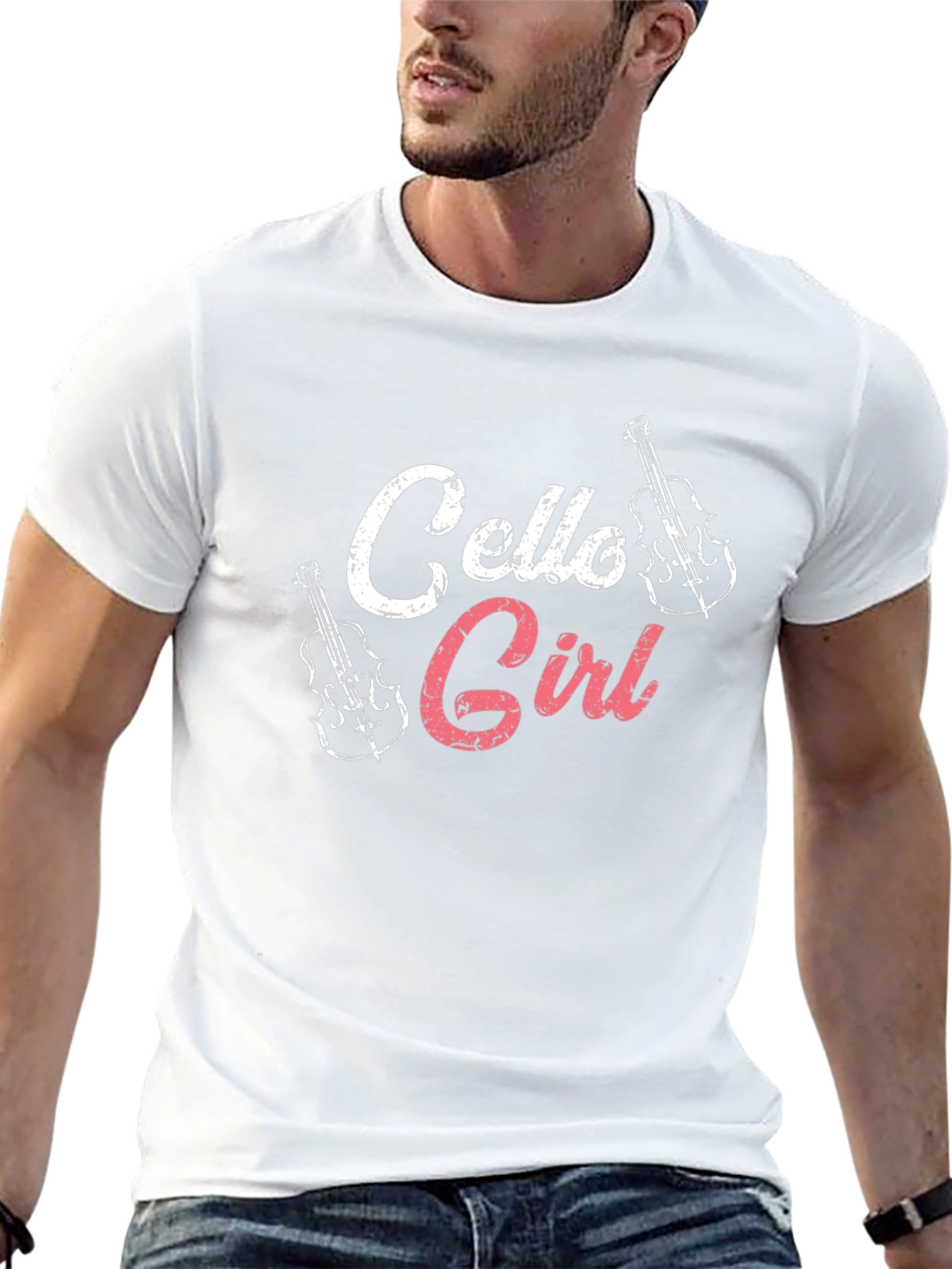 Cello Girl T-Shirt - Musical Instrument Tee