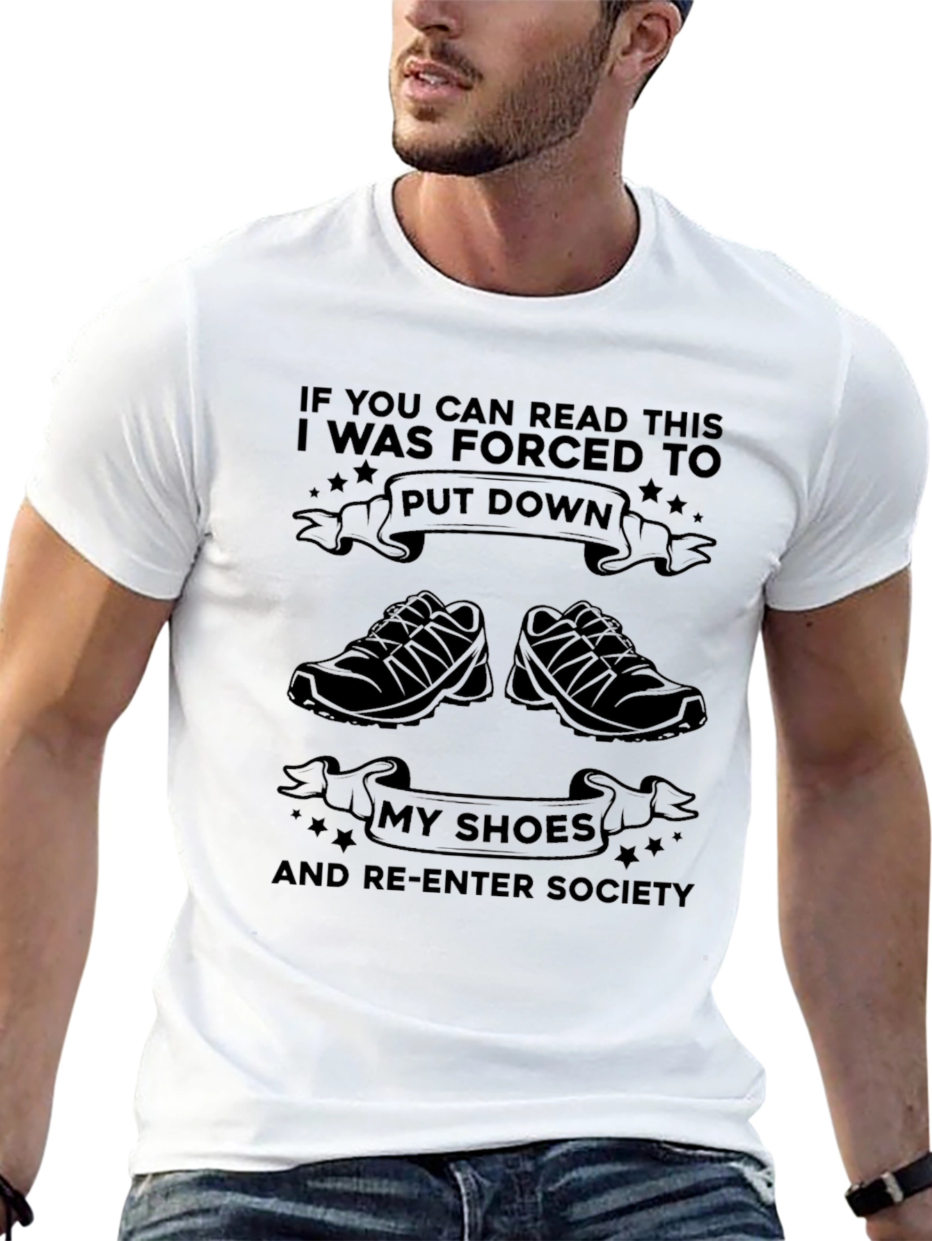 Forced to Put Down My Shoes T-Shirt