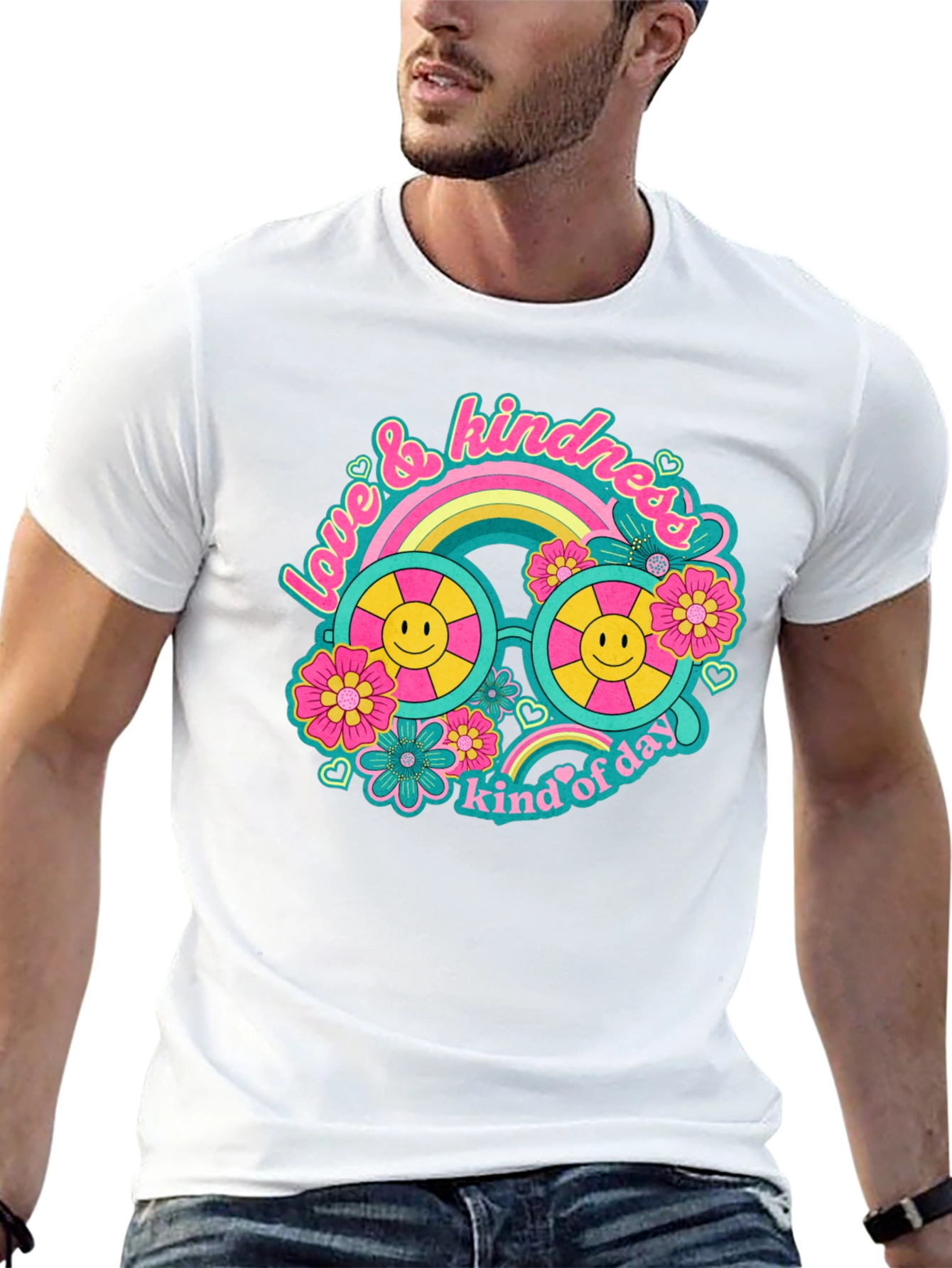 Love & Kindness Black Graphic Tee