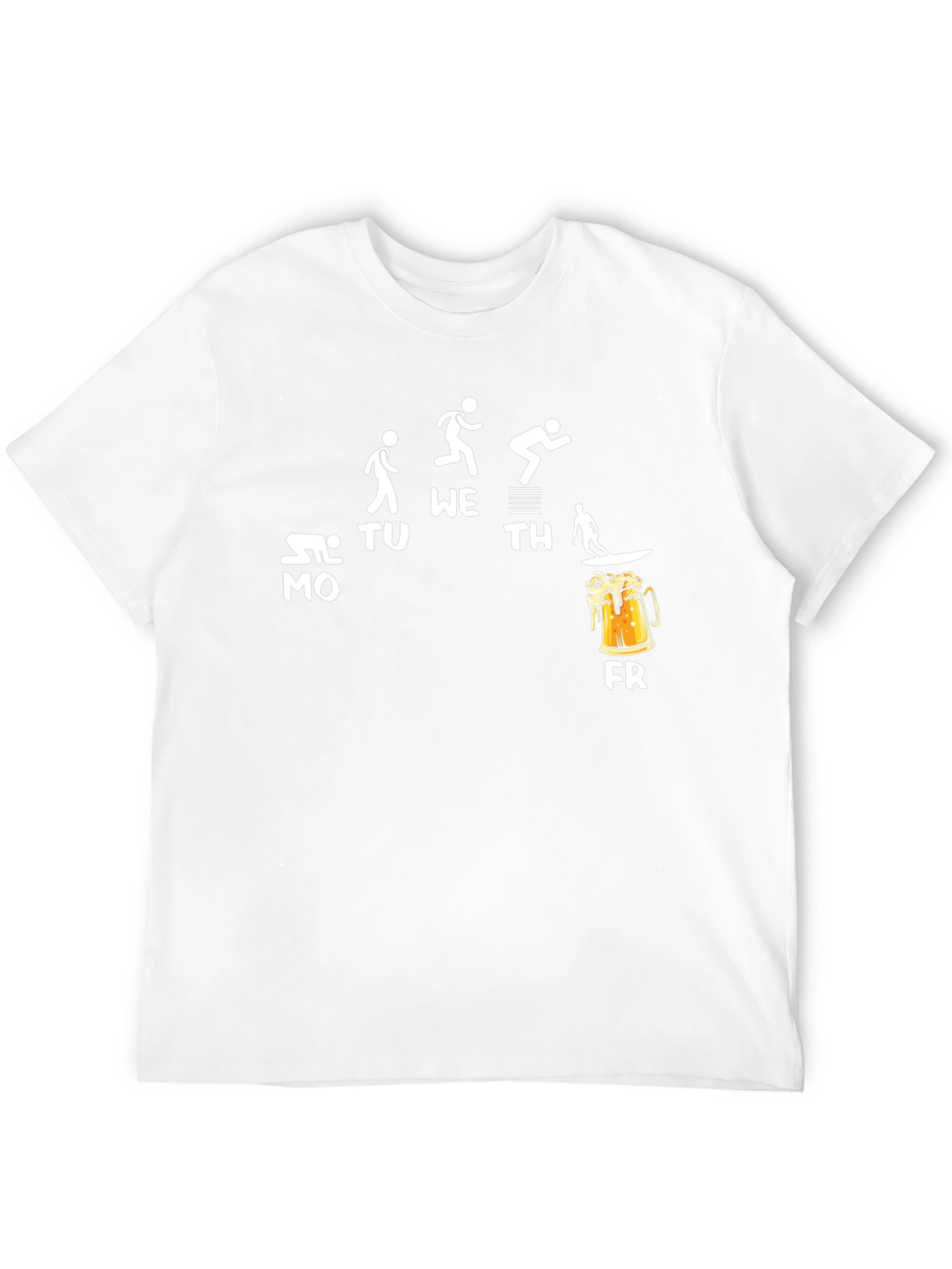 Funny Weekday Workout T-Shirt