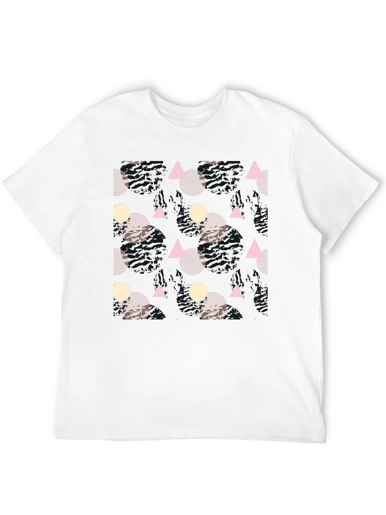 Geometric Black T-Shirt