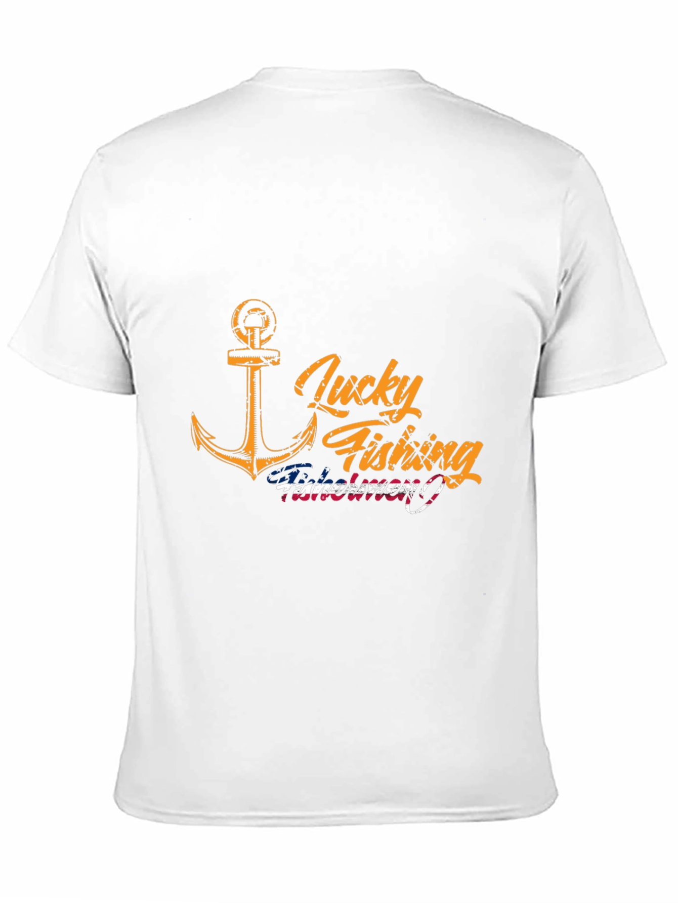 Lucky Fishing Black T-Shirt