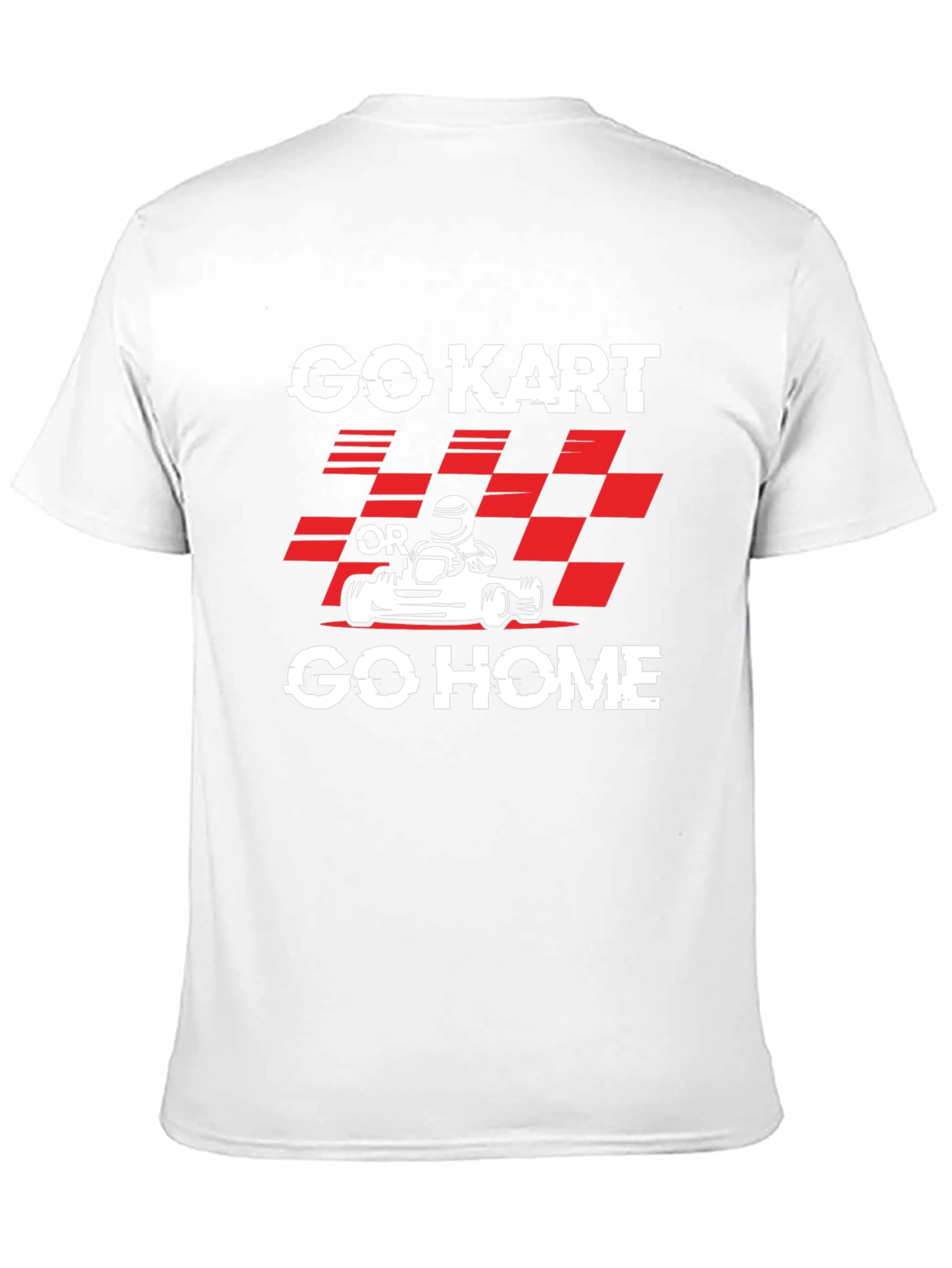Go Kart or Go Home Black Graphic Tee