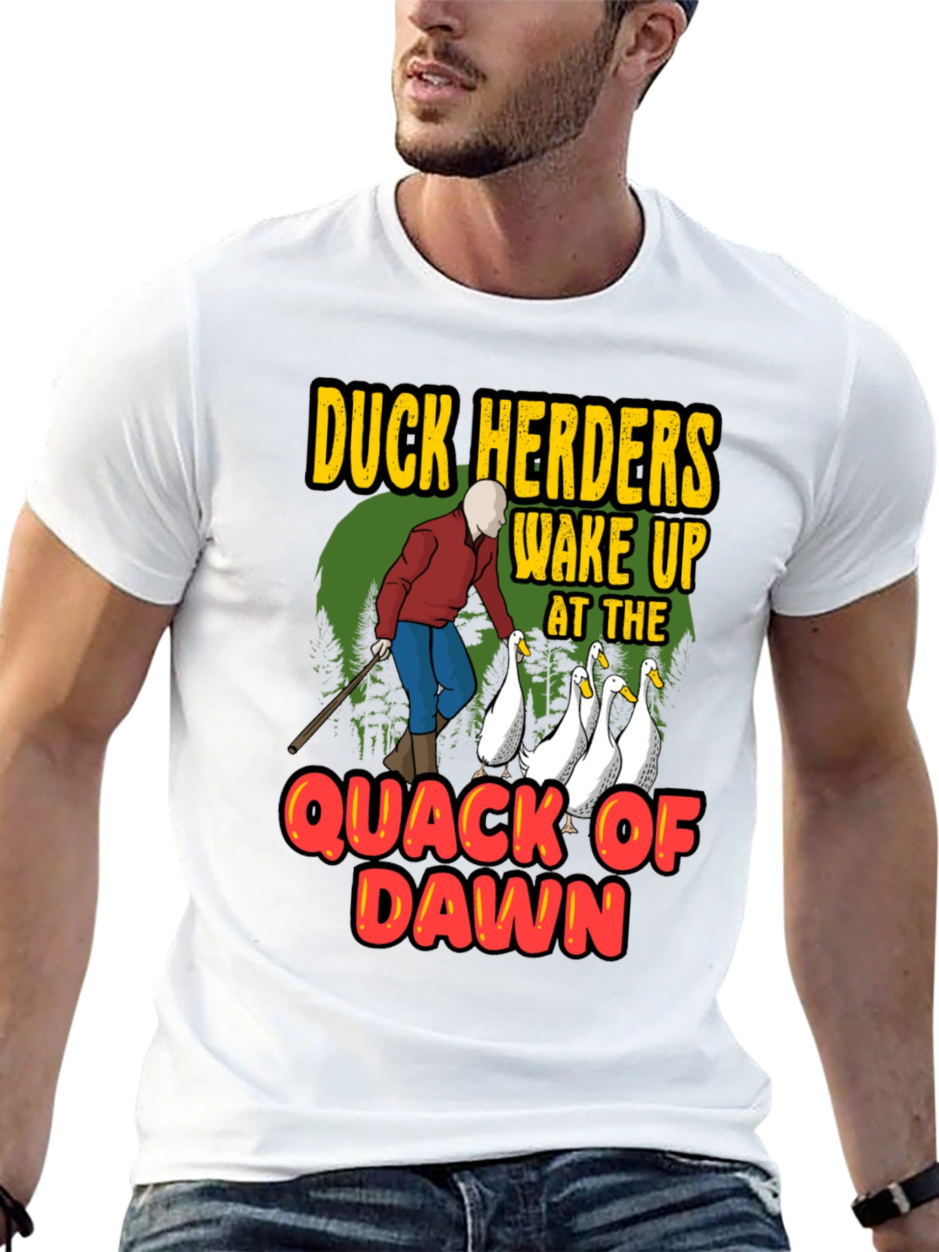 Duck Herders T-Shirt - Quack of Dawn