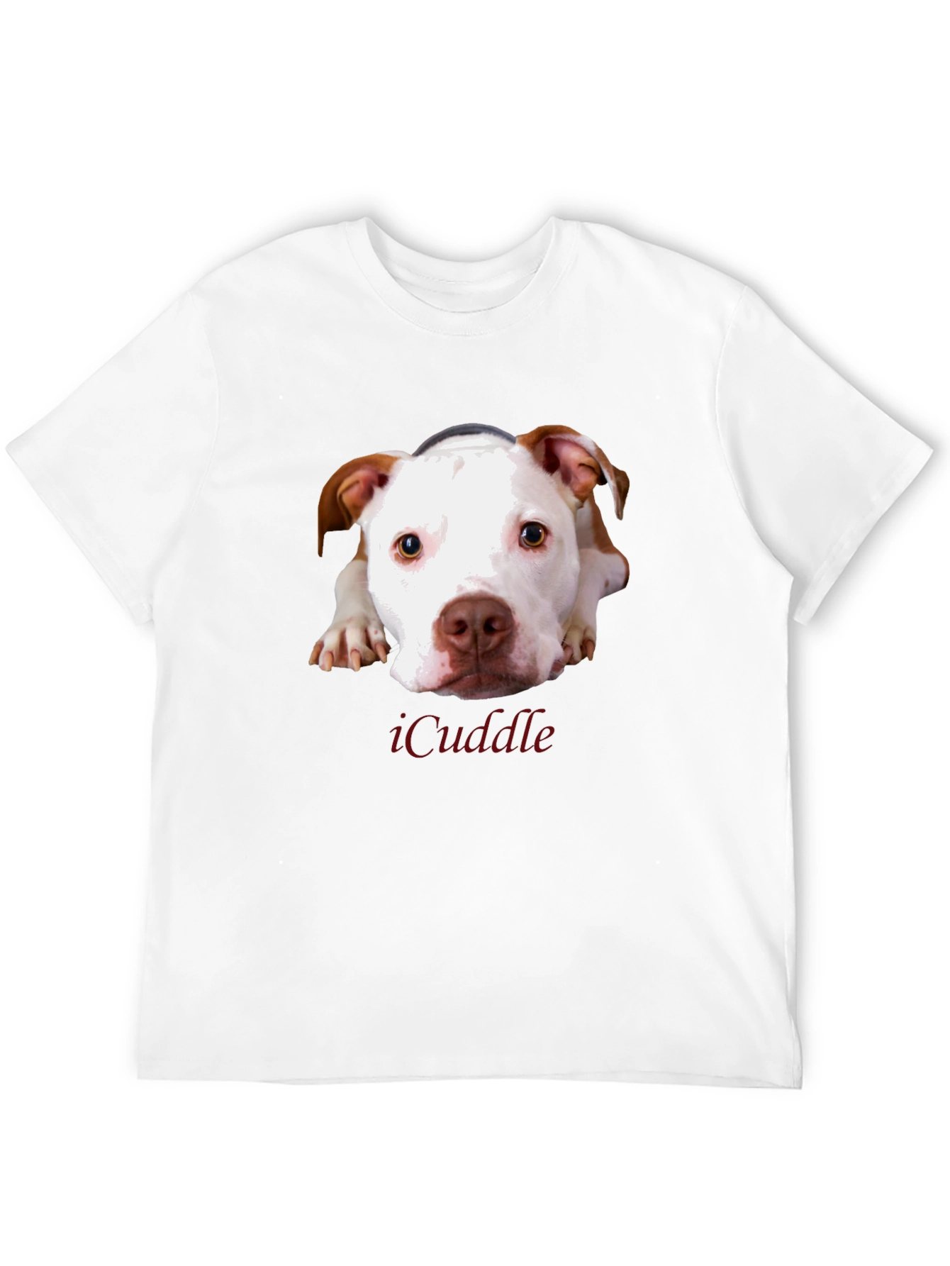 iCuddle Dog Graphic T-Shirt - Unisex Black Tee