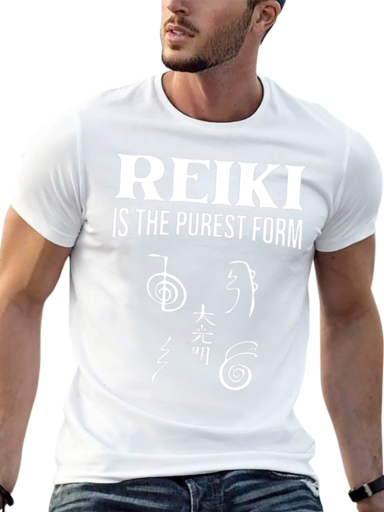 Reiki Is The Purest Form Black Graphic Tee