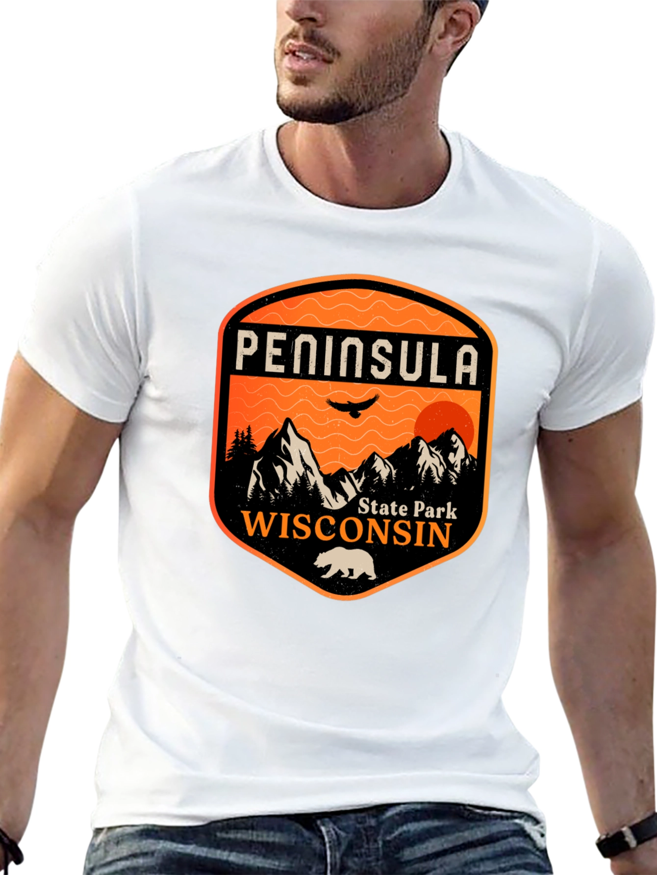 Peninsula State Park Wisconsin Graphic T-Shirt