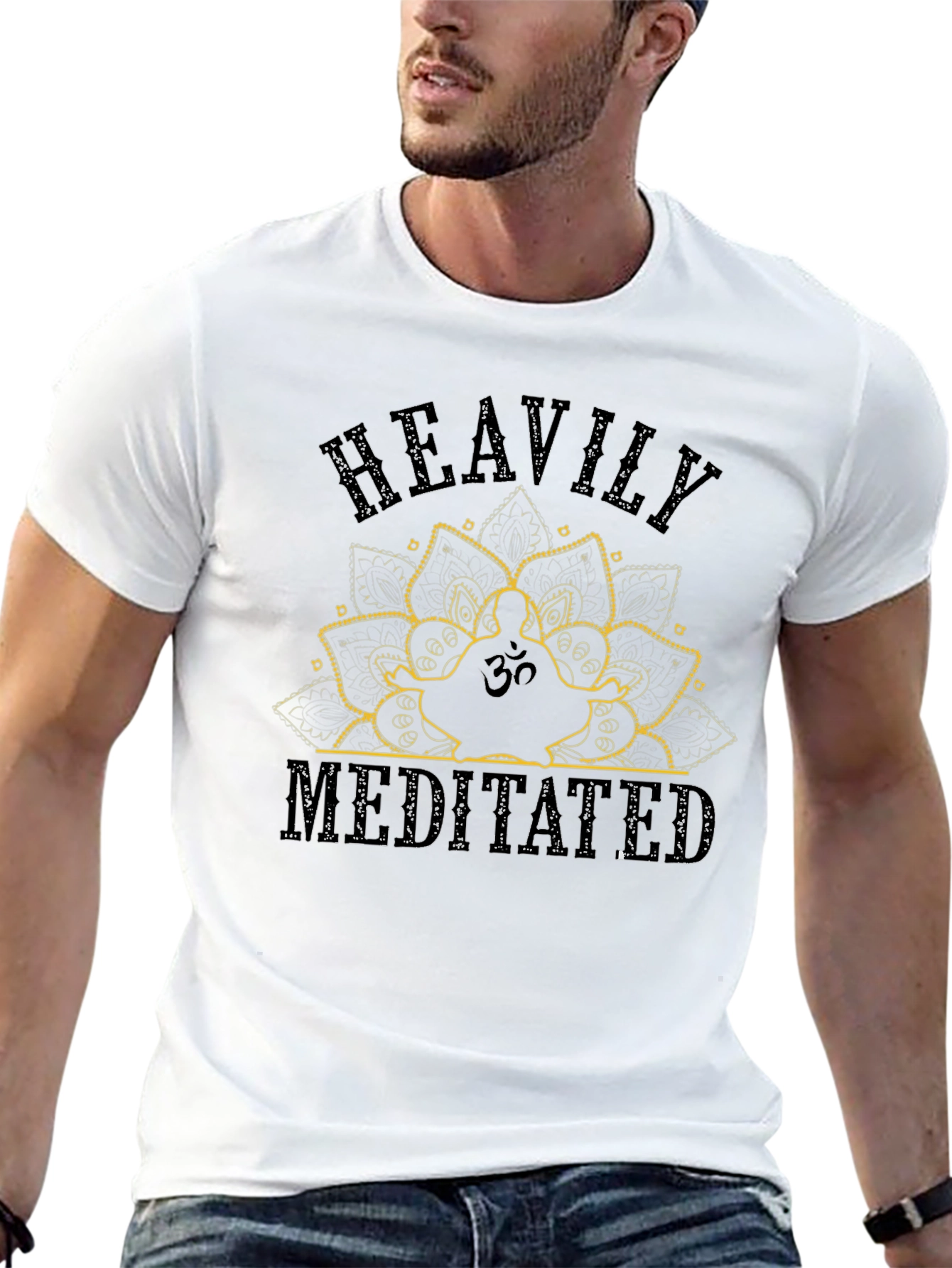 Heavily Meditated Yoga Tee