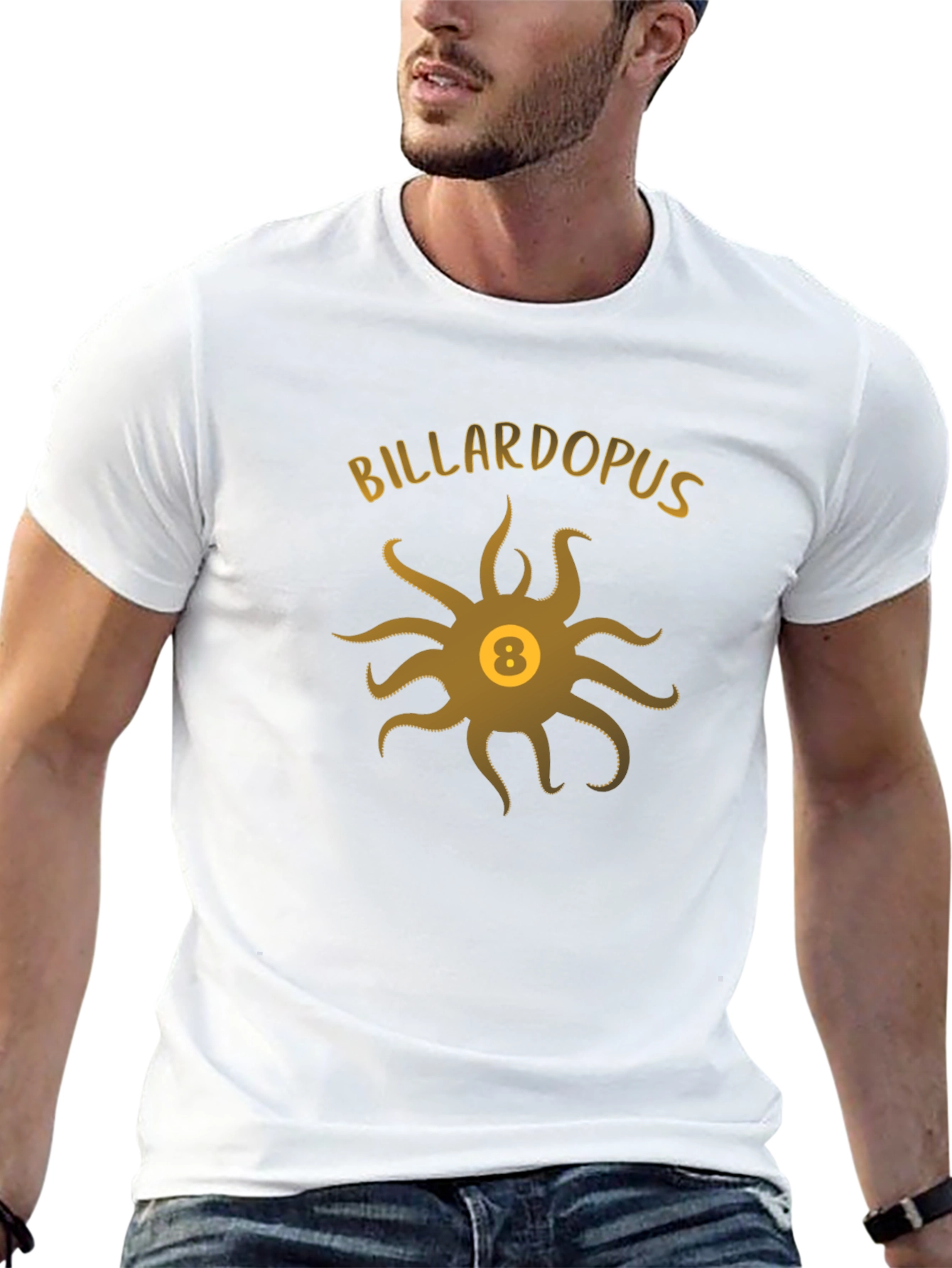 Billardopus T-Shirt - Octopus Billiards Design