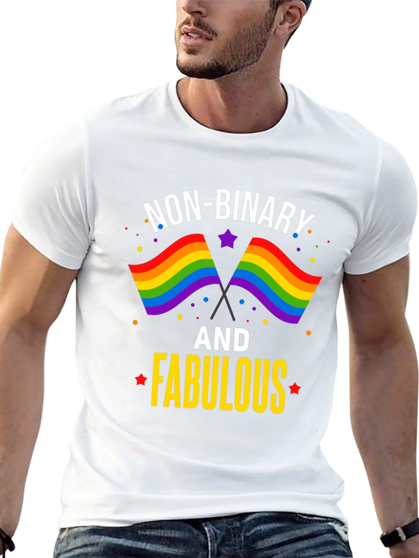 Non-Binary and Fabulous Pride T-Shirt