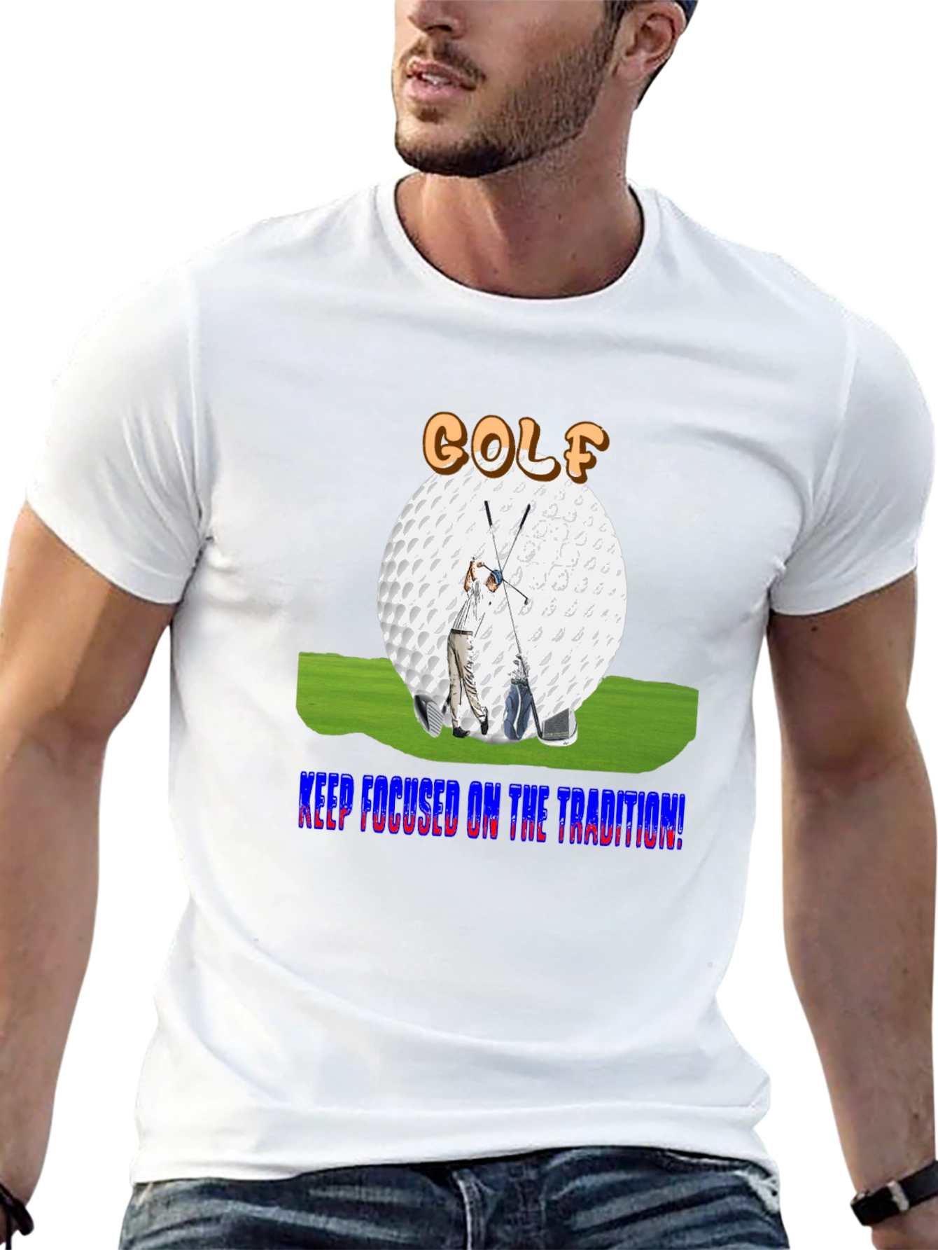Golf Tradition T-Shirt - Keep Focused!