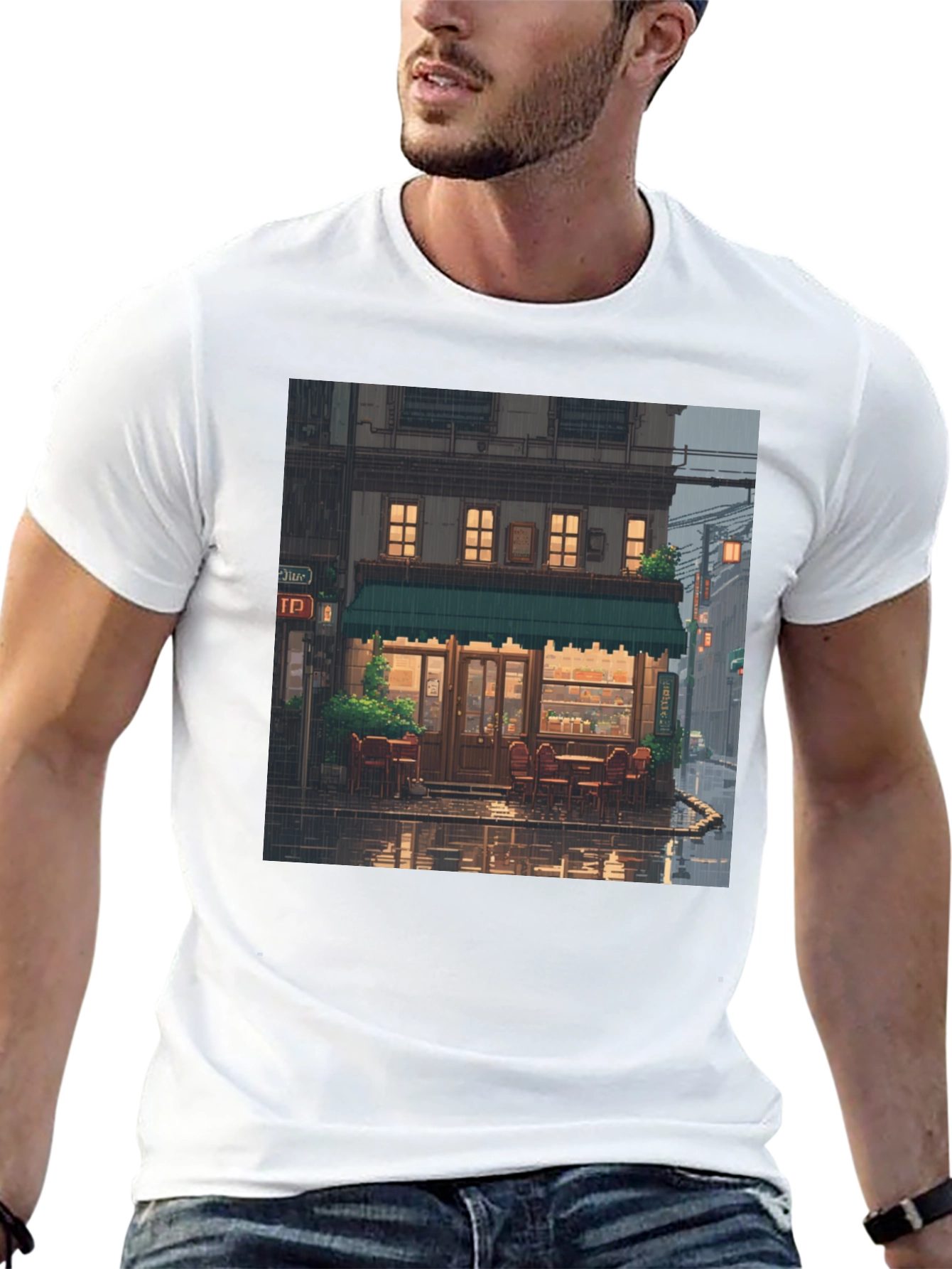 Rainy Day Cafe T-Shirt