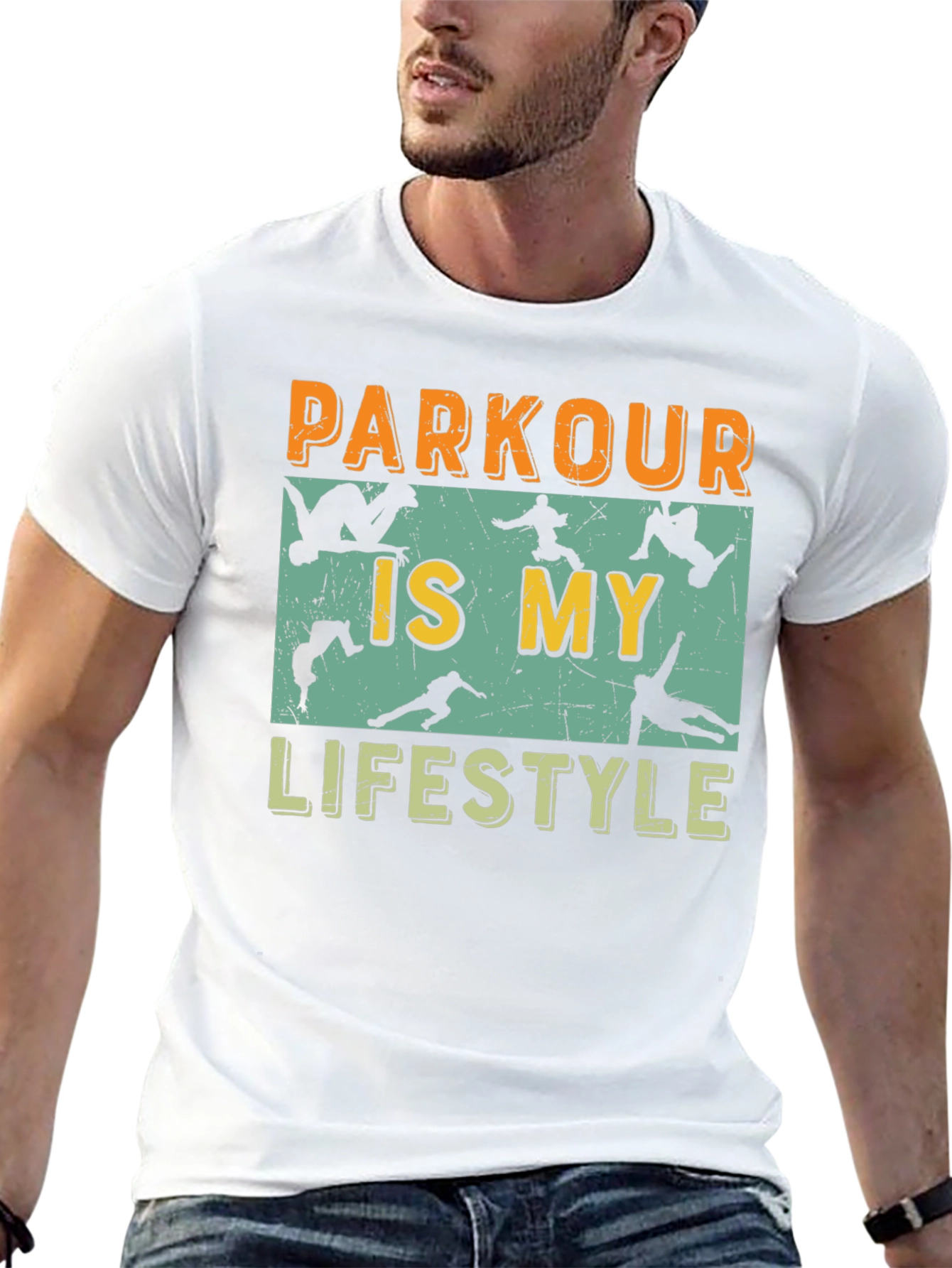 Parkour Lifestyle Graphic Tee - Urban Style