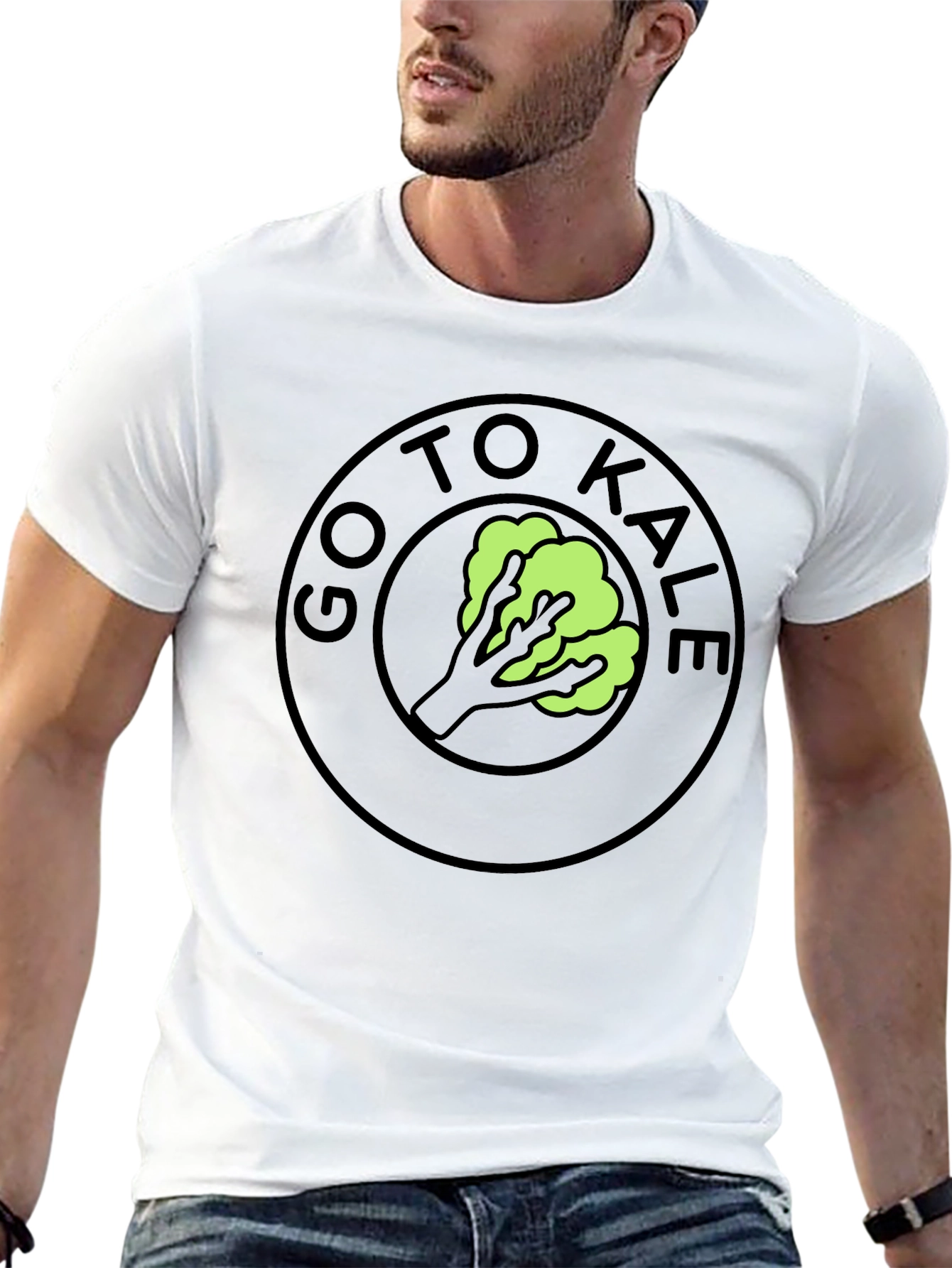 Go To Kale Funny T-Shirt Black