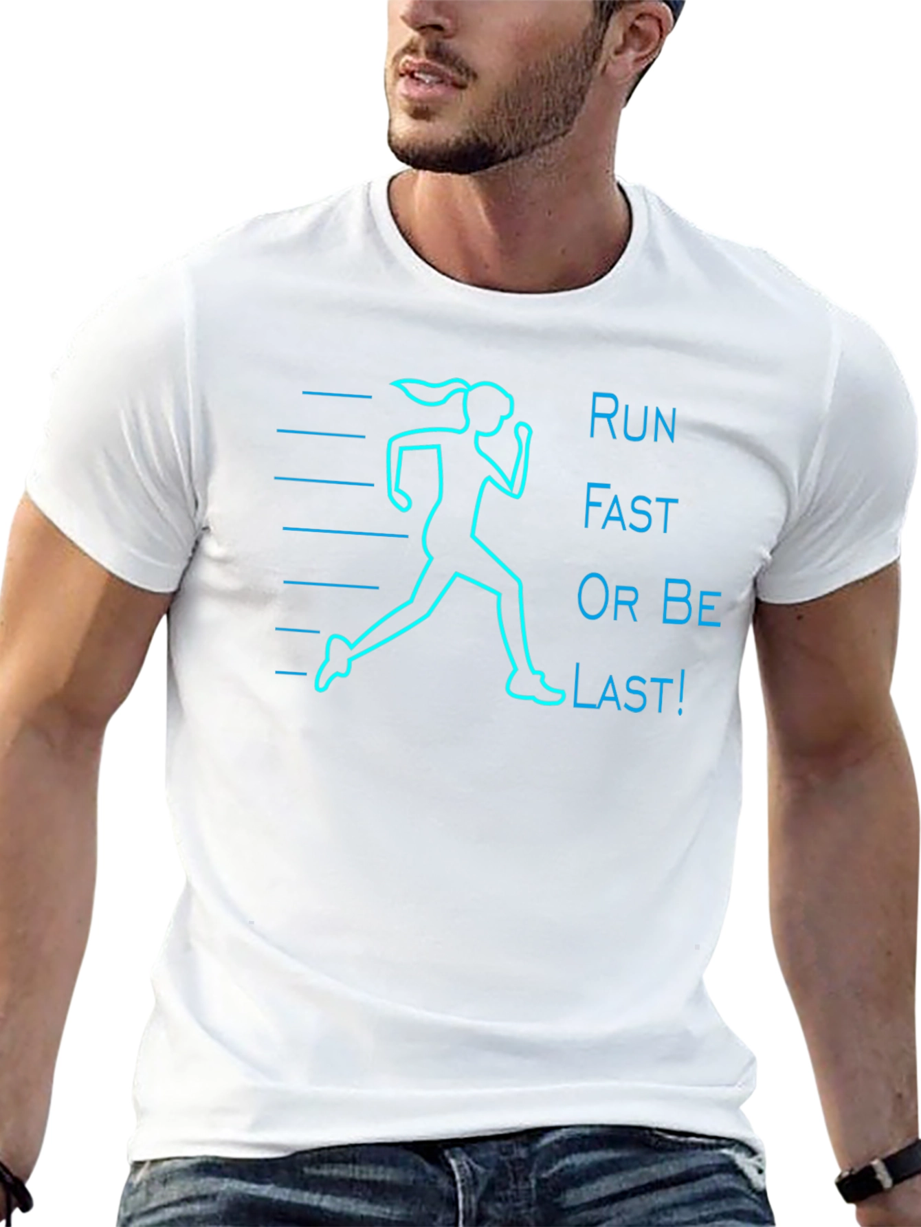 Run Fast T-Shirt: Motivational Runners Tee