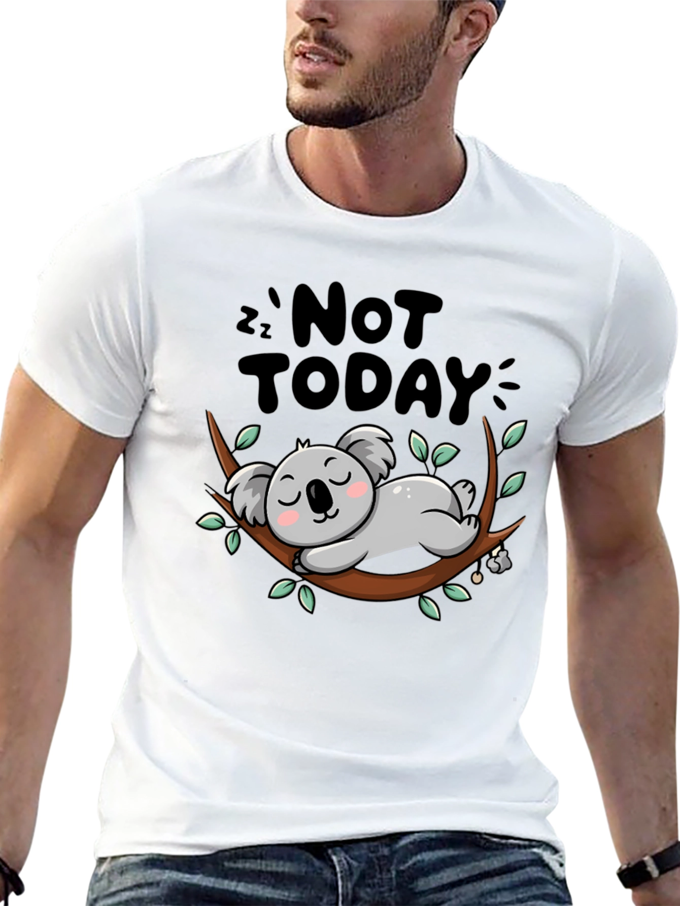Not Today Sloth Graphic Tee - Relaxed Fit