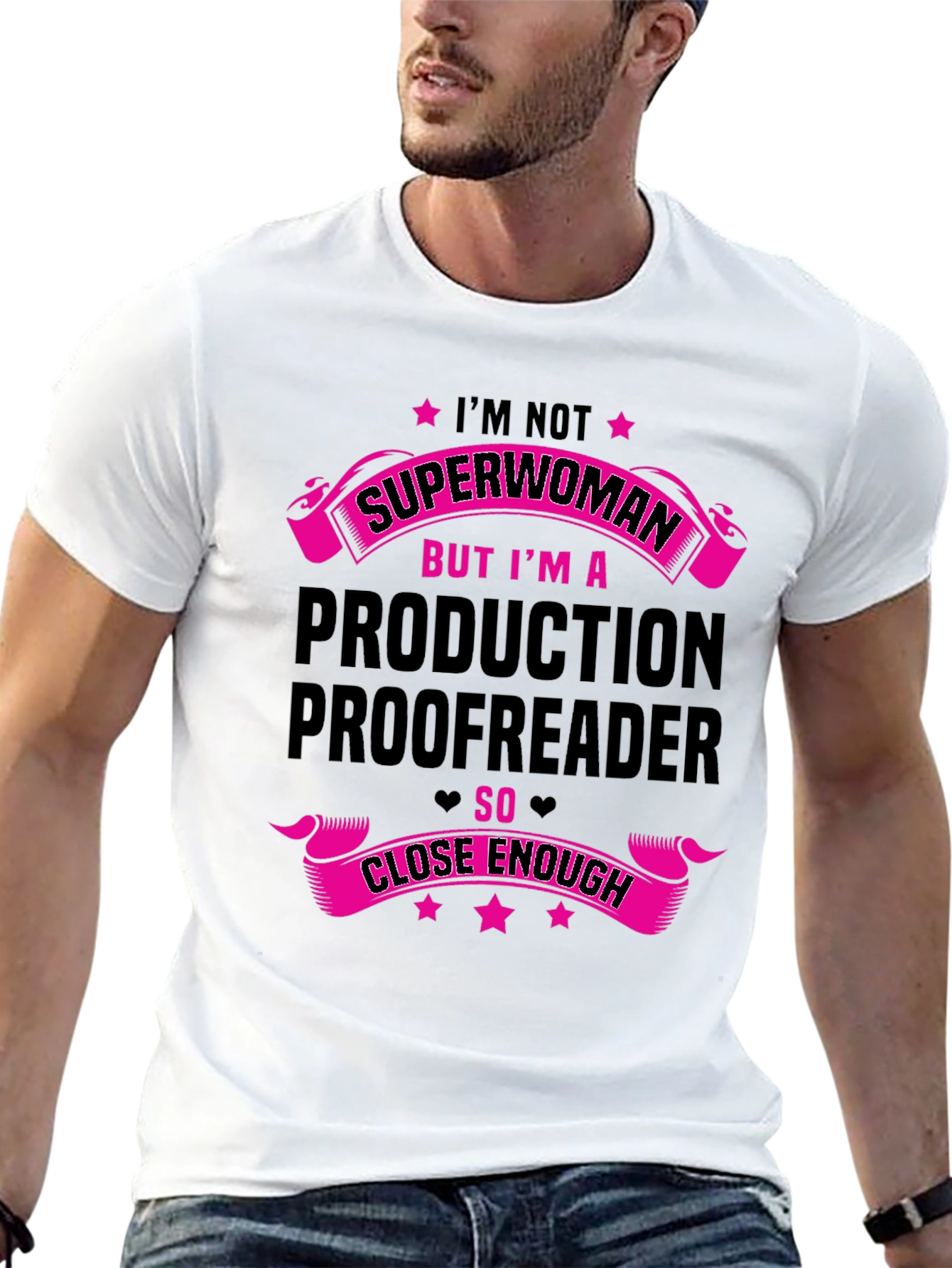 Im Not Superwoman T-Shirt Proofreader Gift
