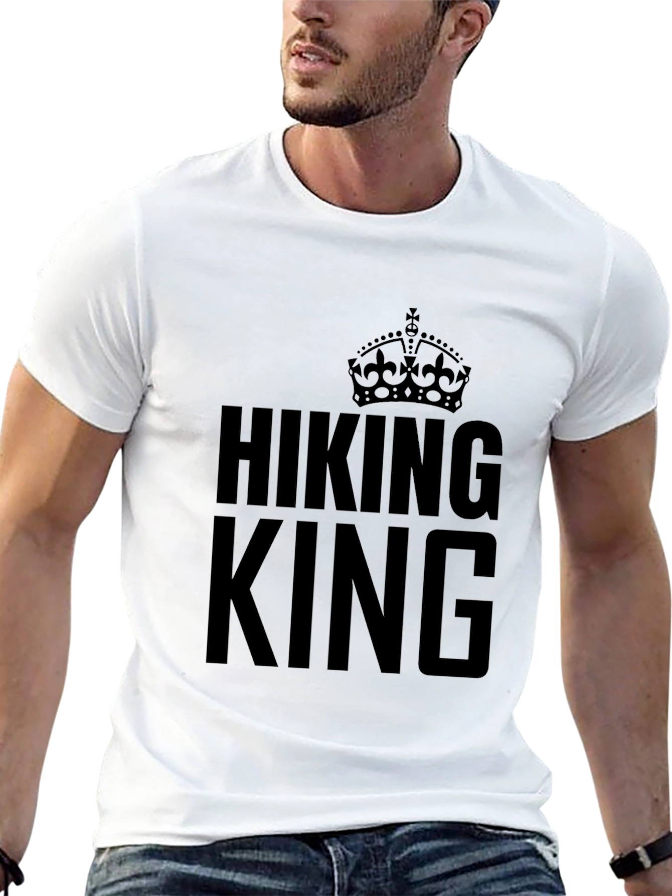 Hiking King Black T-Shirt
