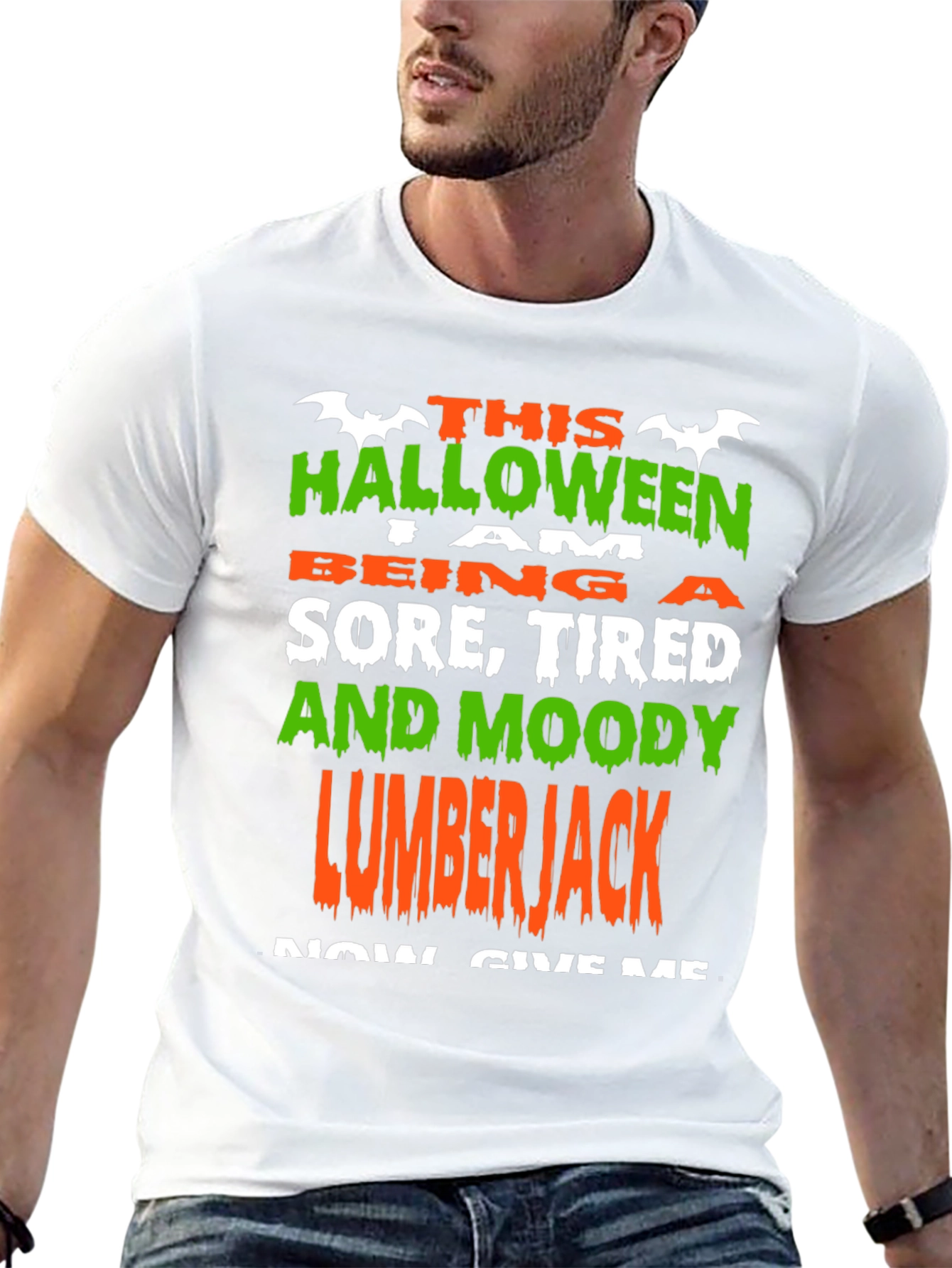 Halloween Lumberjack Graphic T-Shirt