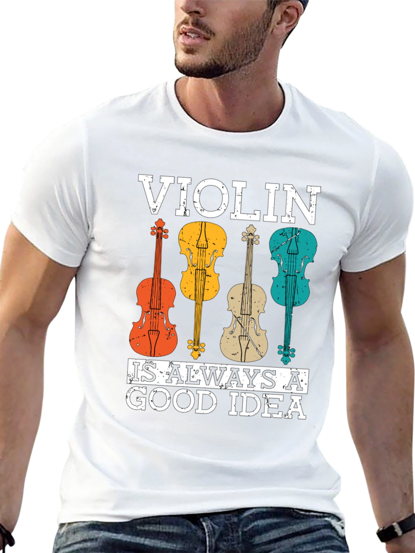 Violin Good Idea Graphic Tee