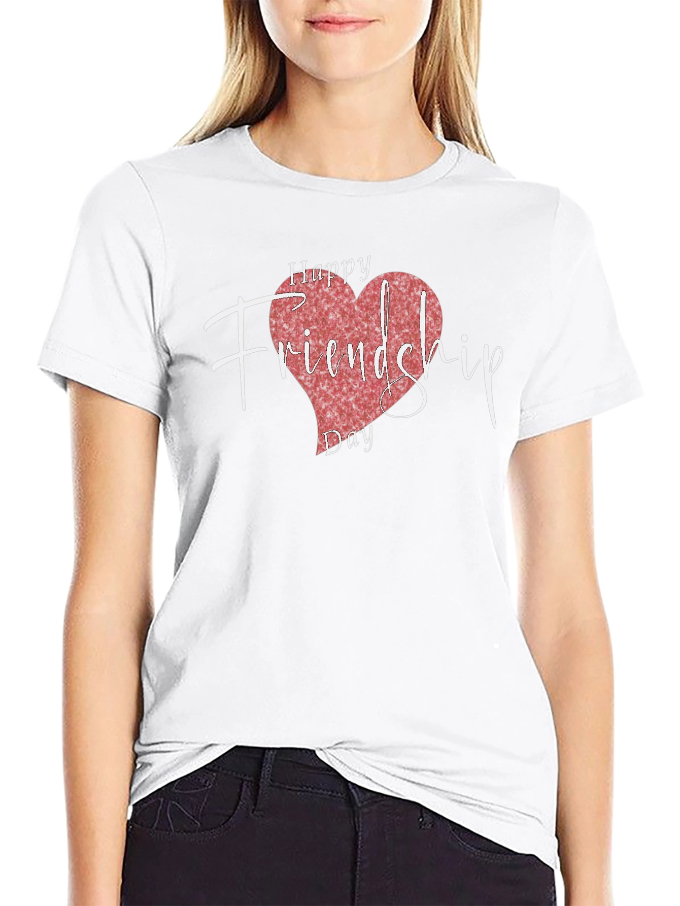 Friendship Day Heart T-Shirt