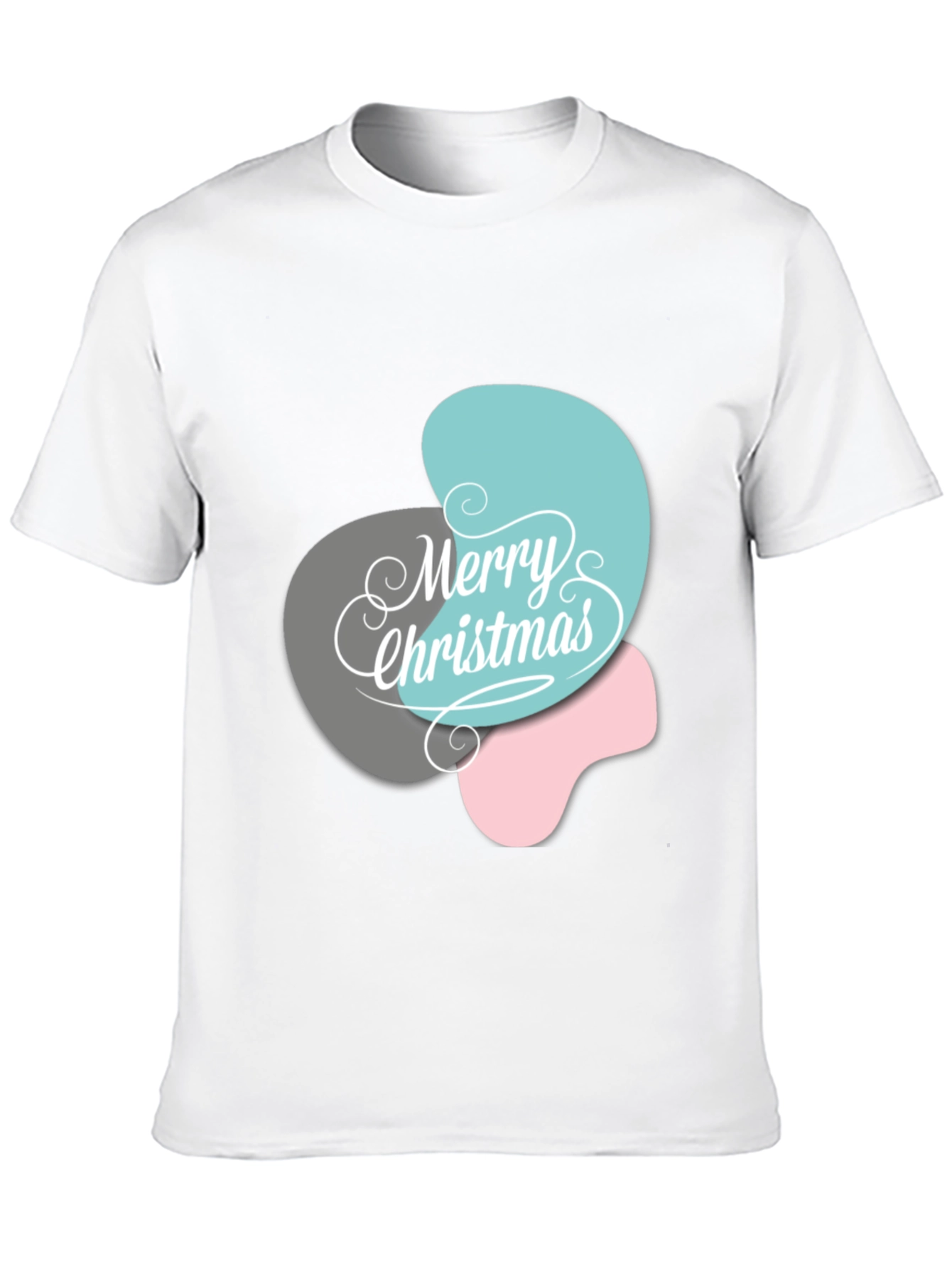 Merry Christmas Abstract Graphic Tee