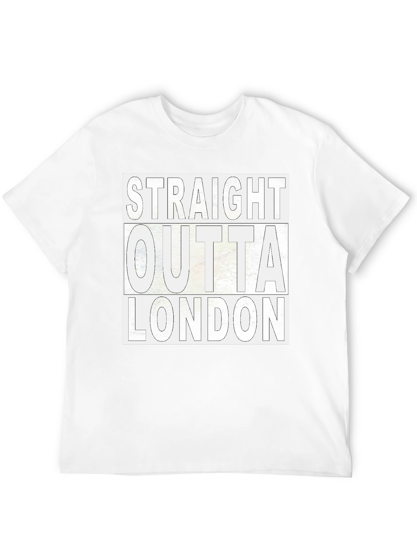 Straight Outta London Black T-Shirt