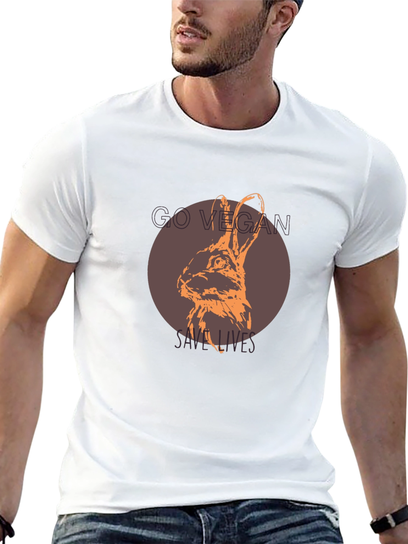 Vegan Rabbit Graphic Tee