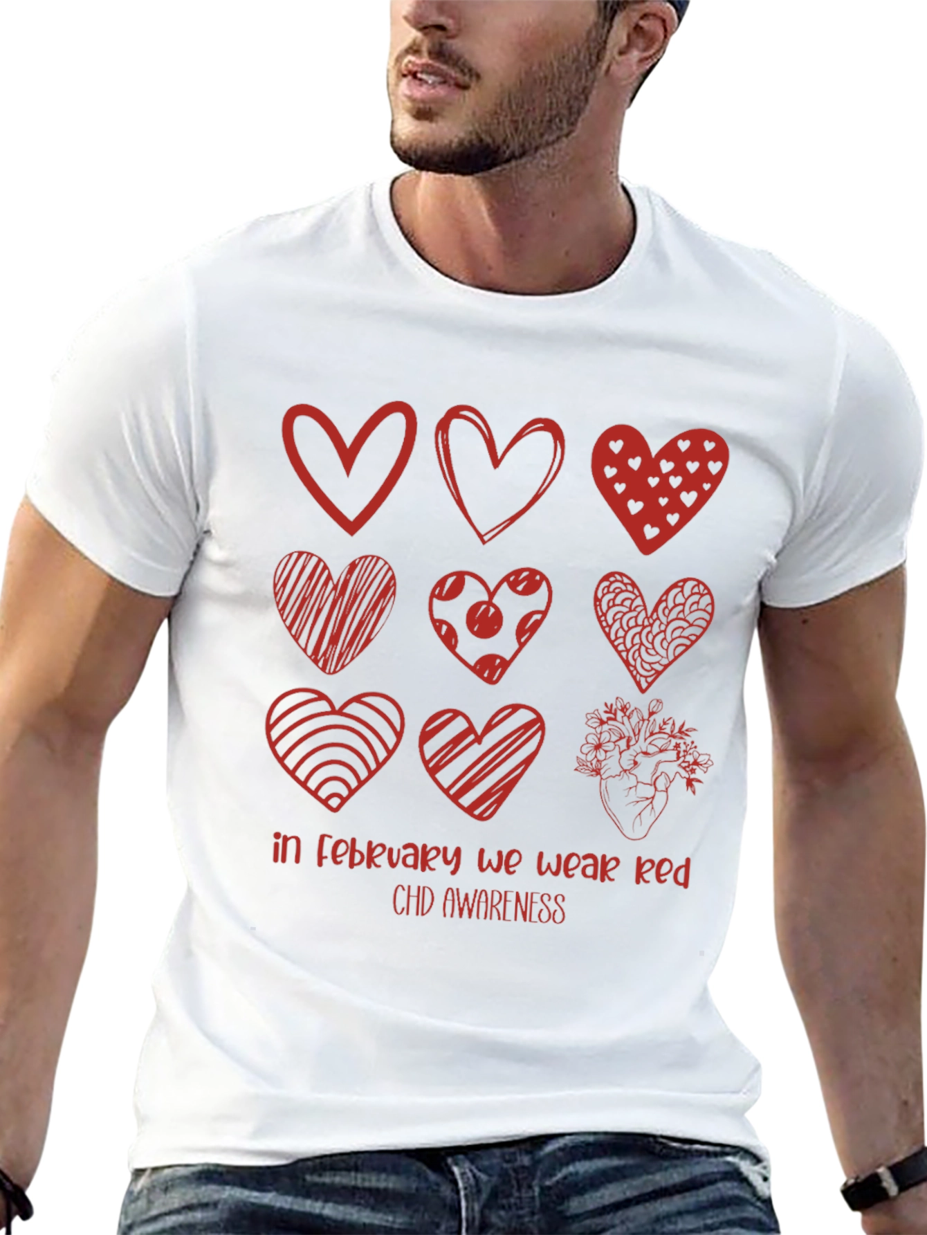 CHD Awareness T-Shirt - February We Wear Red