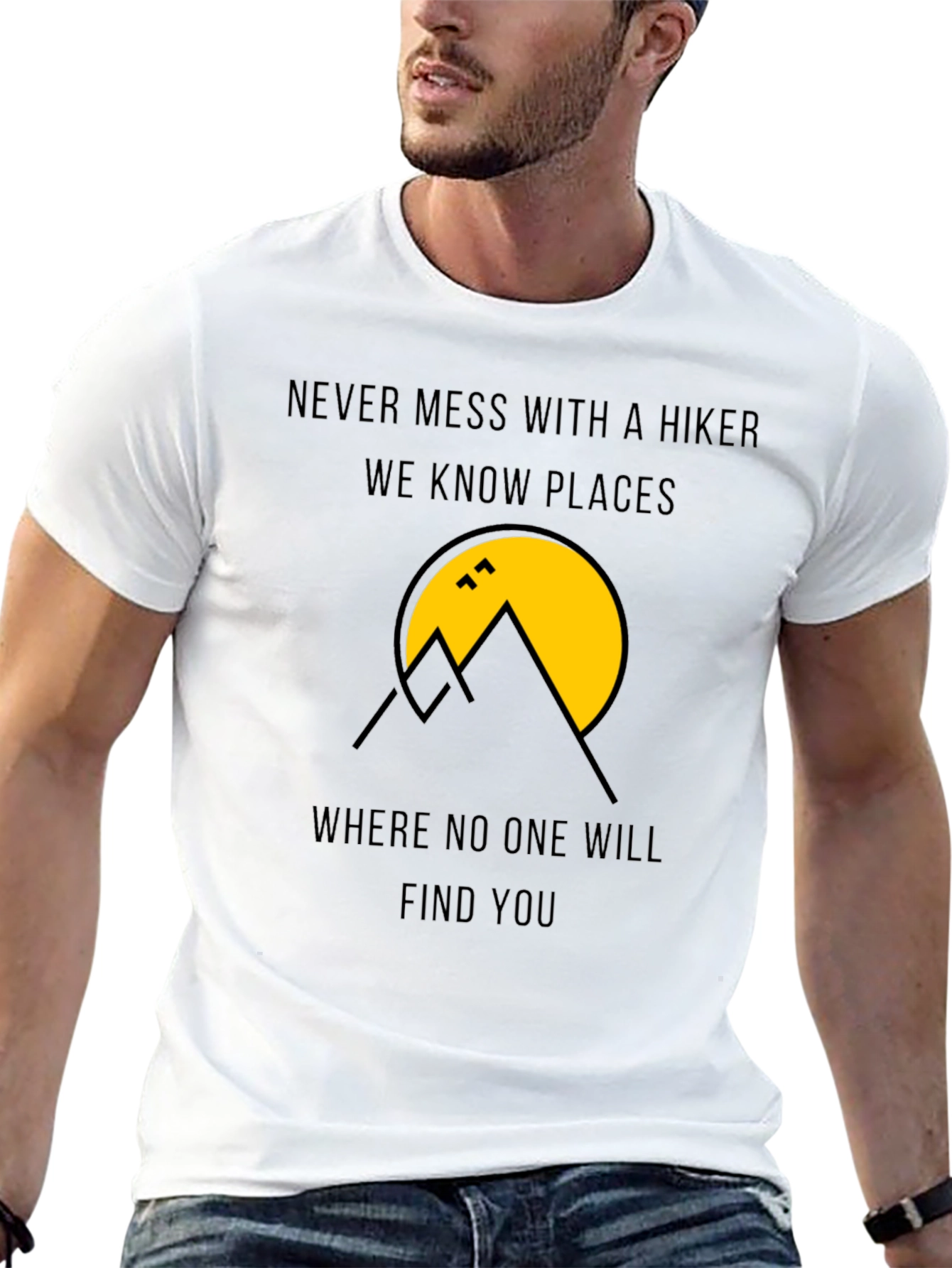Hikers Warning Graphic Tee - Adventure Ready!
