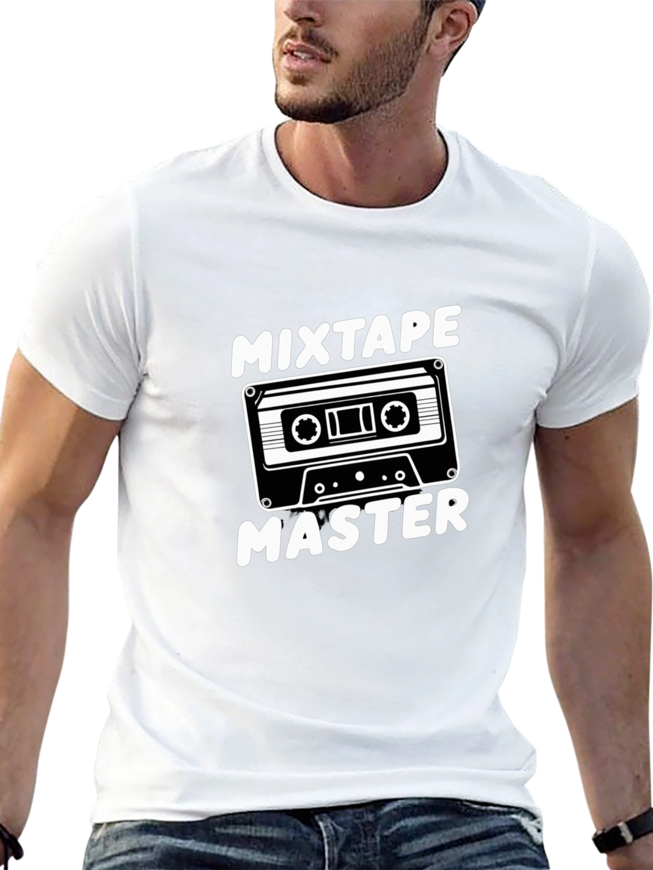 Mixtape Master Black Graphic T-Shirt