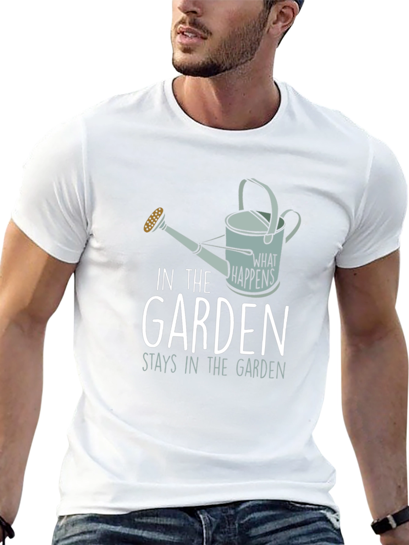 In the Garden T-Shirt - Gardening Humor Tee
