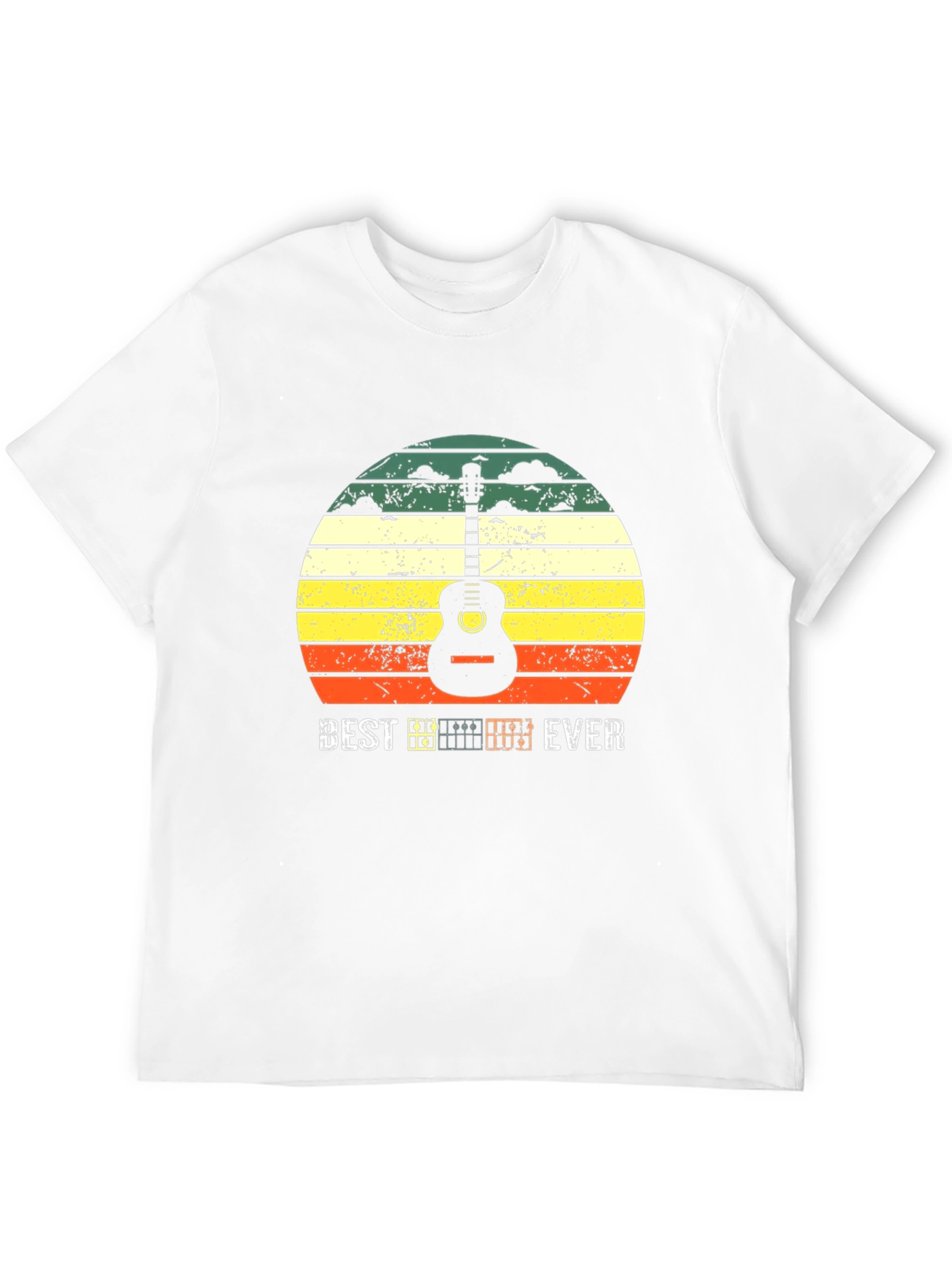 Best Dad Ever Guitar T-Shirt