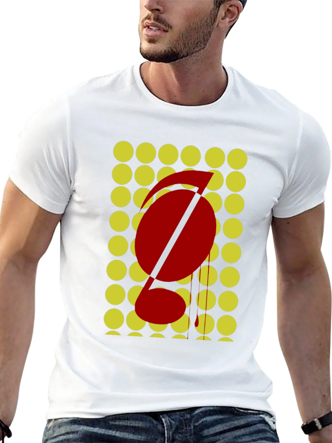 Abstract Graphic Tee - Black