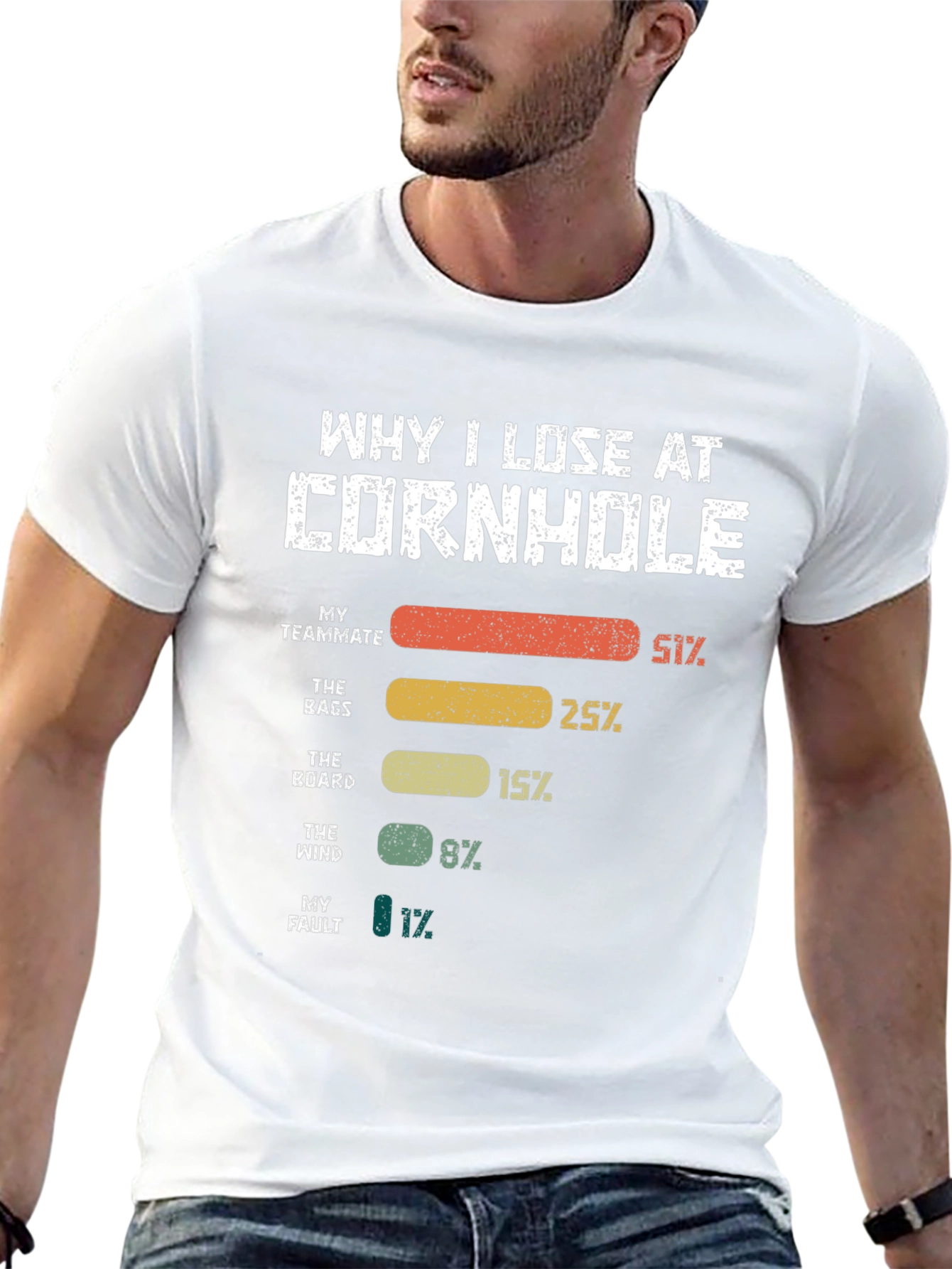 Why I Lose at Cornhole T-Shirt