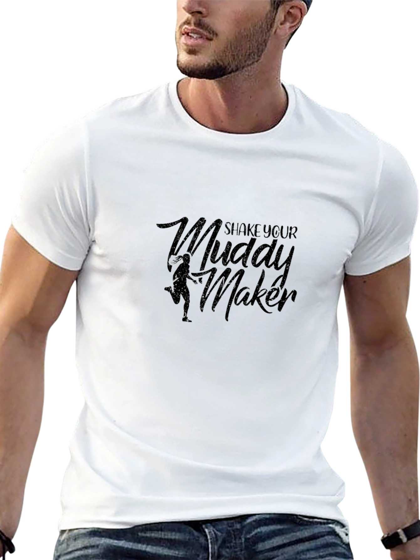Shake Your Muddy Maker Black Graphic Tee