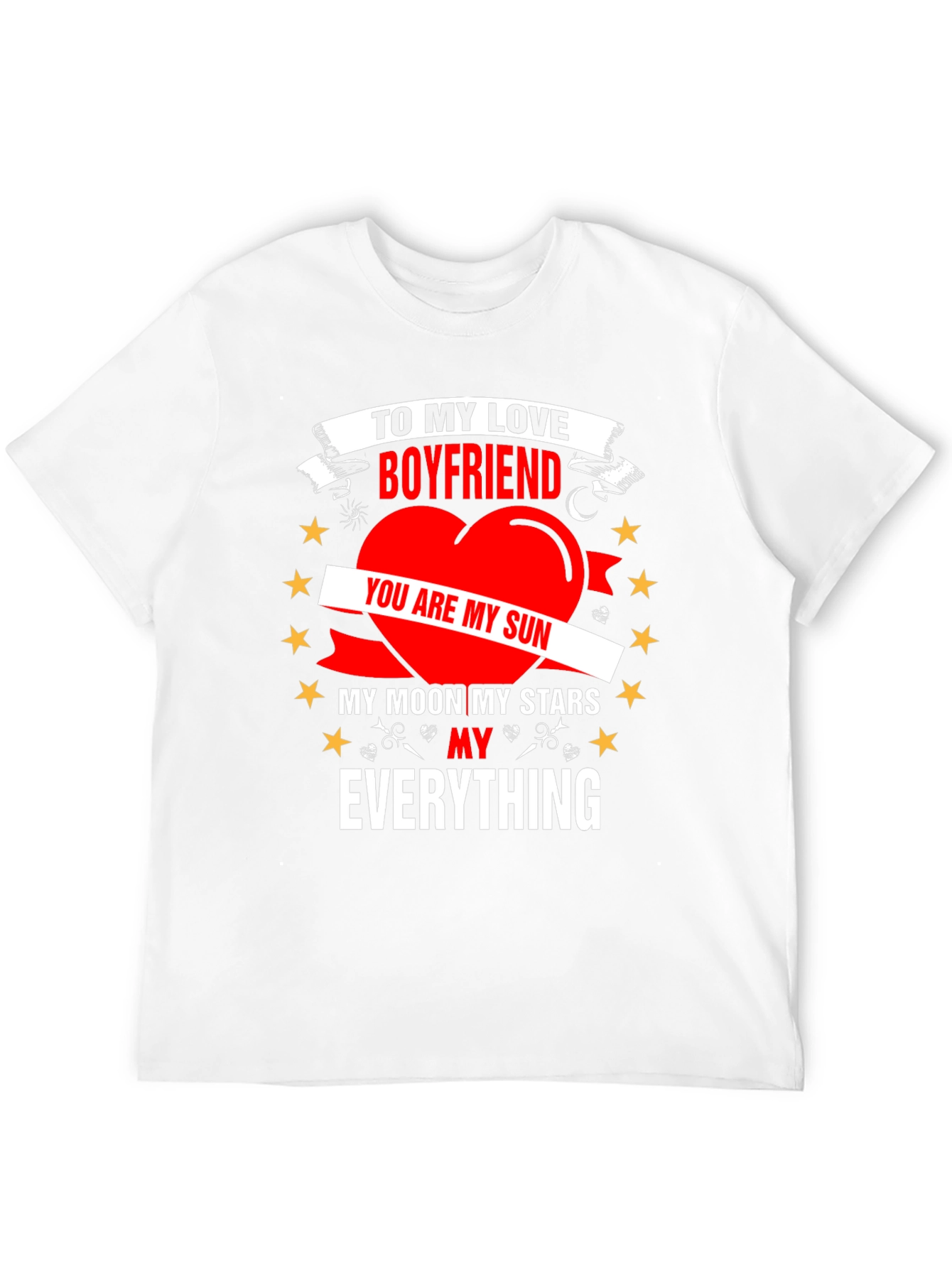 To My Love Boyfriend Graphic Tee