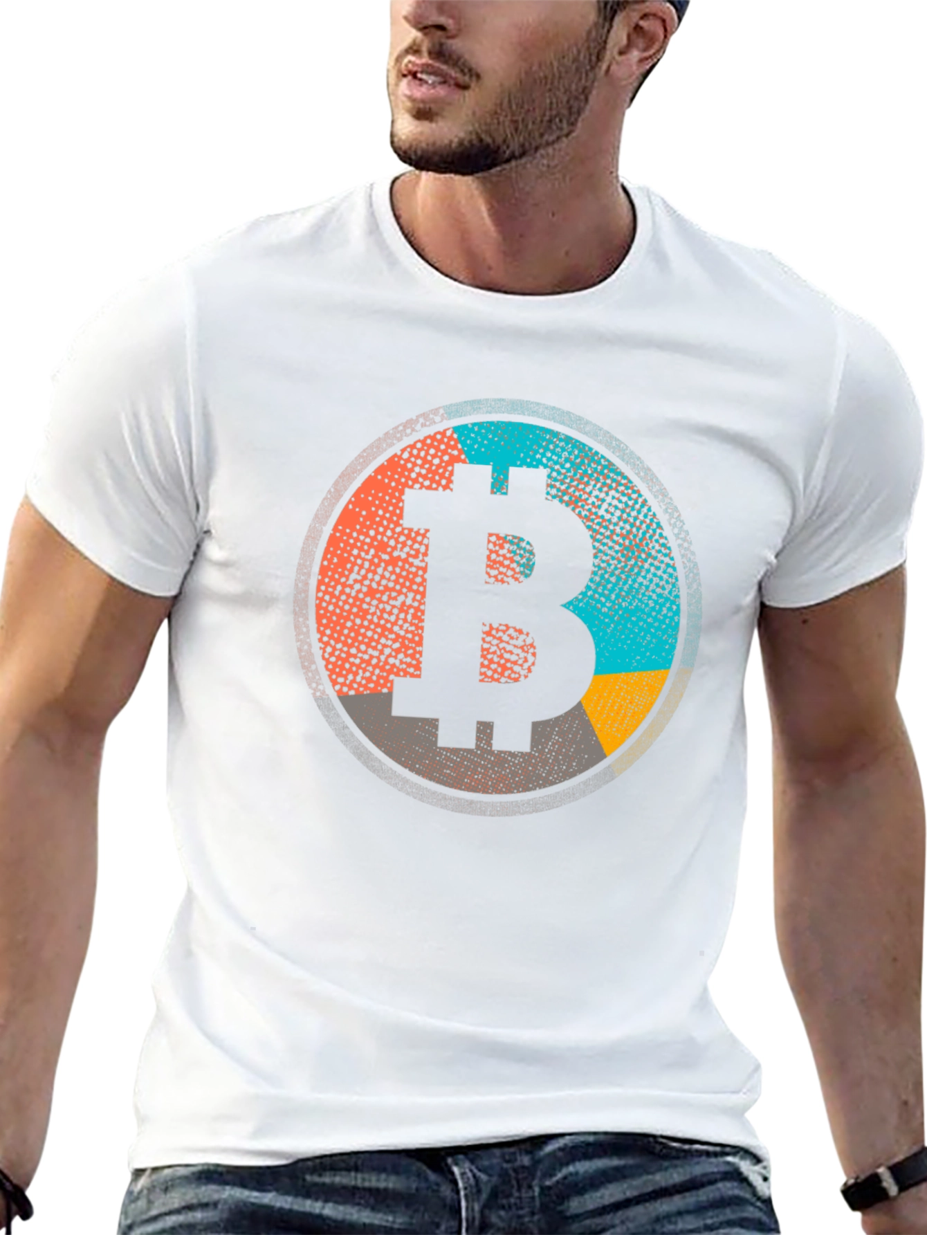 Bitcoin Black Graphic Tee Cryptocurrency T-Shirt