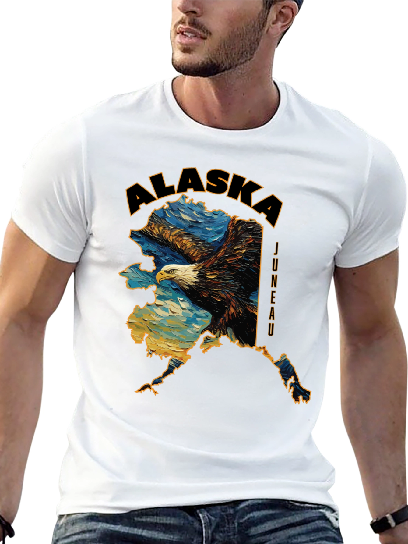 Alaska Eagle Graphic T-Shirt