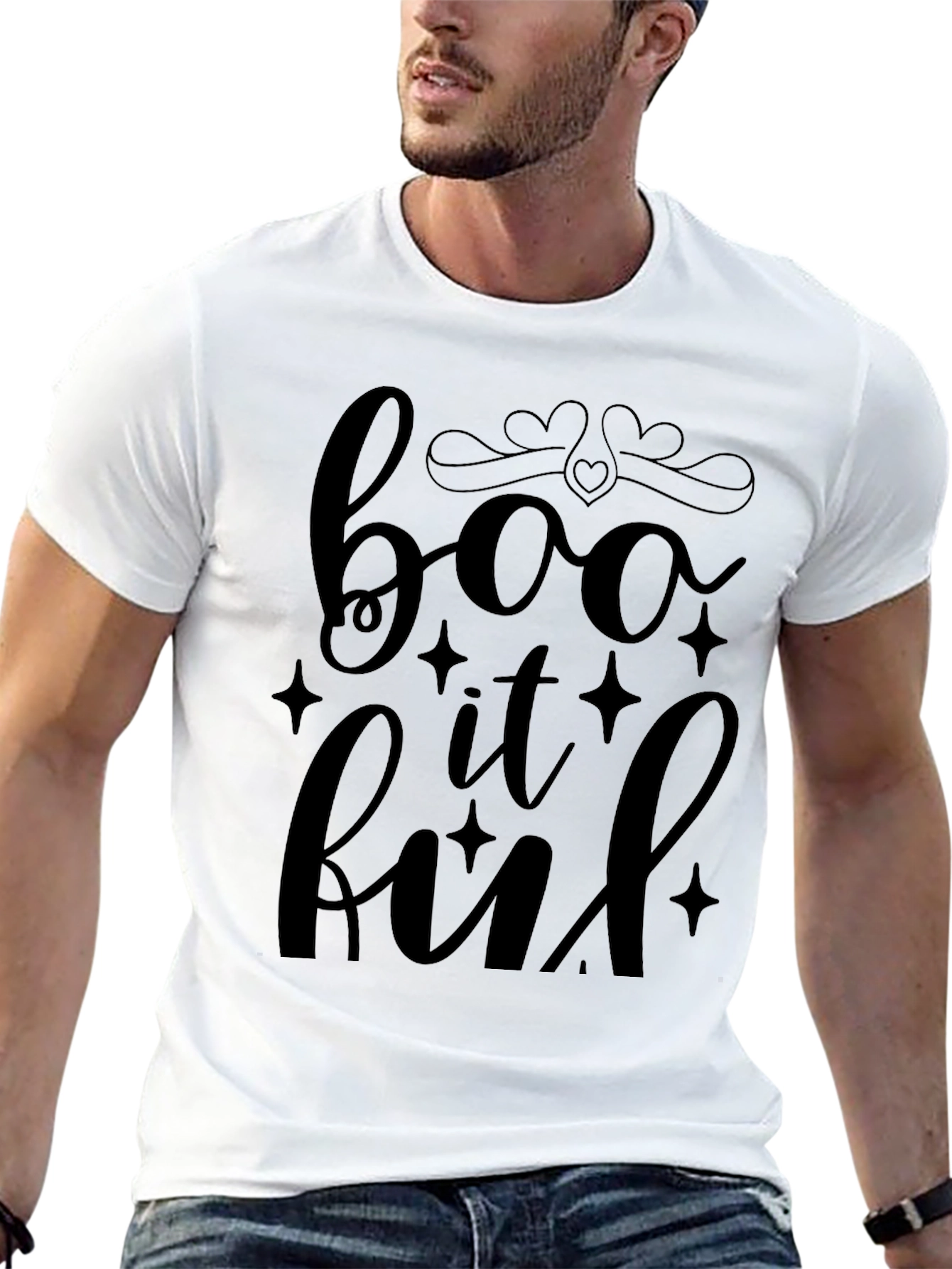 Boo It Kind Black Graphic T-Shirt