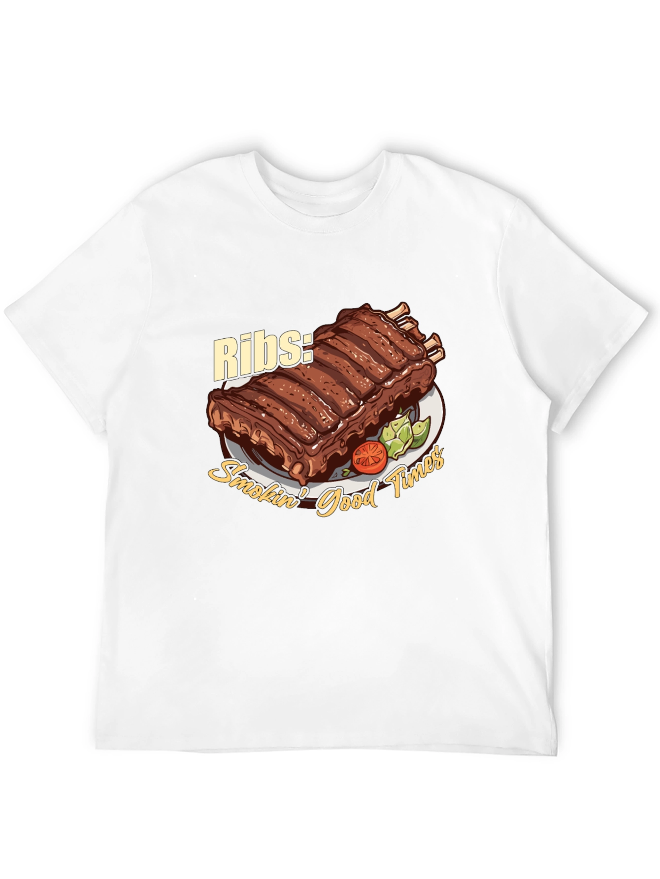 Ribs Smokin Good Times Graphic Tee